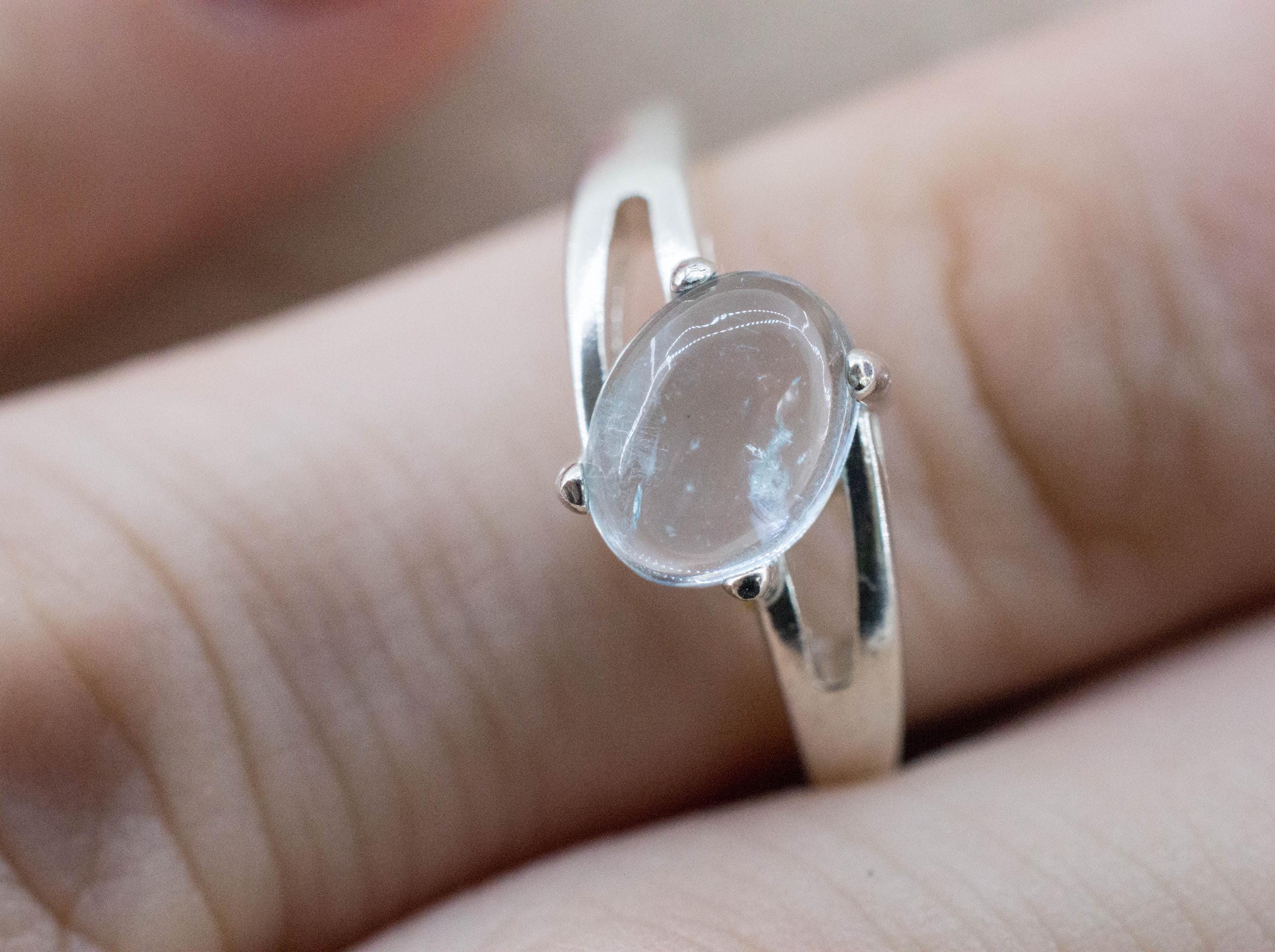 Aquamarine Ring, Natural Untreated Brazil Aquamarine; 1.525cts