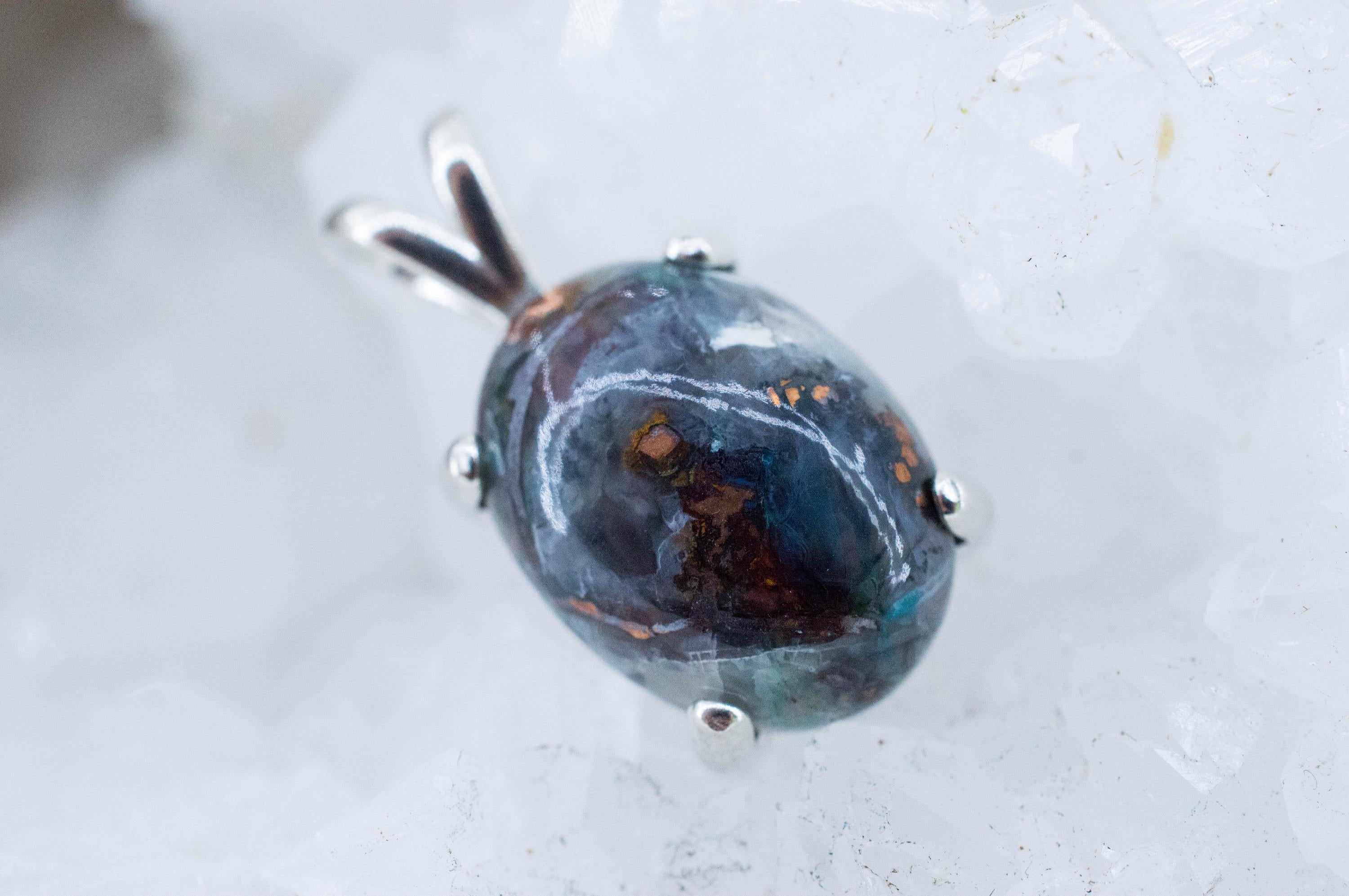 Aquadite Pendant; Natural Untreated Indonesia Aquadite™; 9.860cts - Mark Oliver Gems