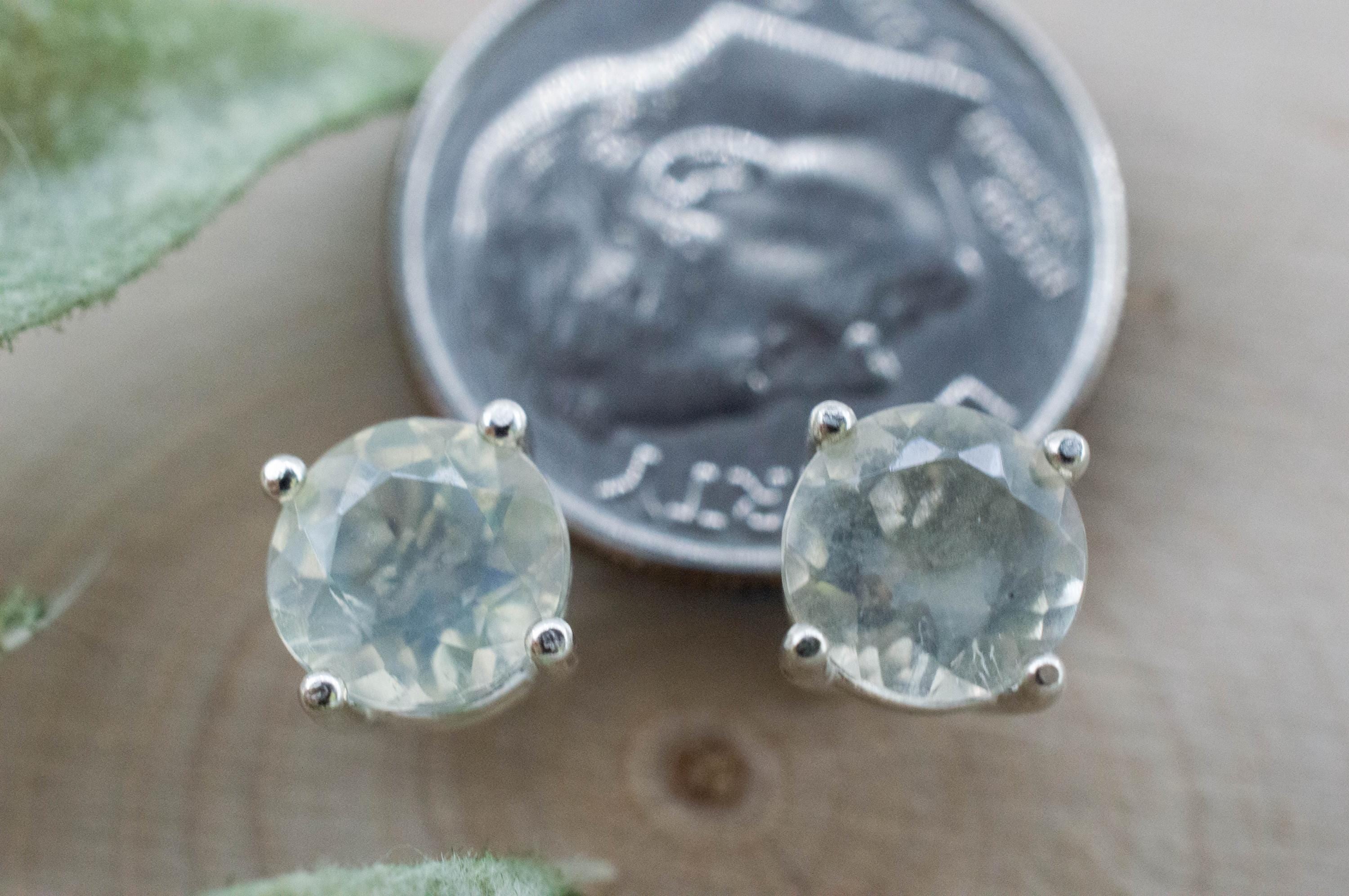 Leucite Earrings; Natural Untreated Italy Leucite; 1.790cts - Mark Oliver Gems