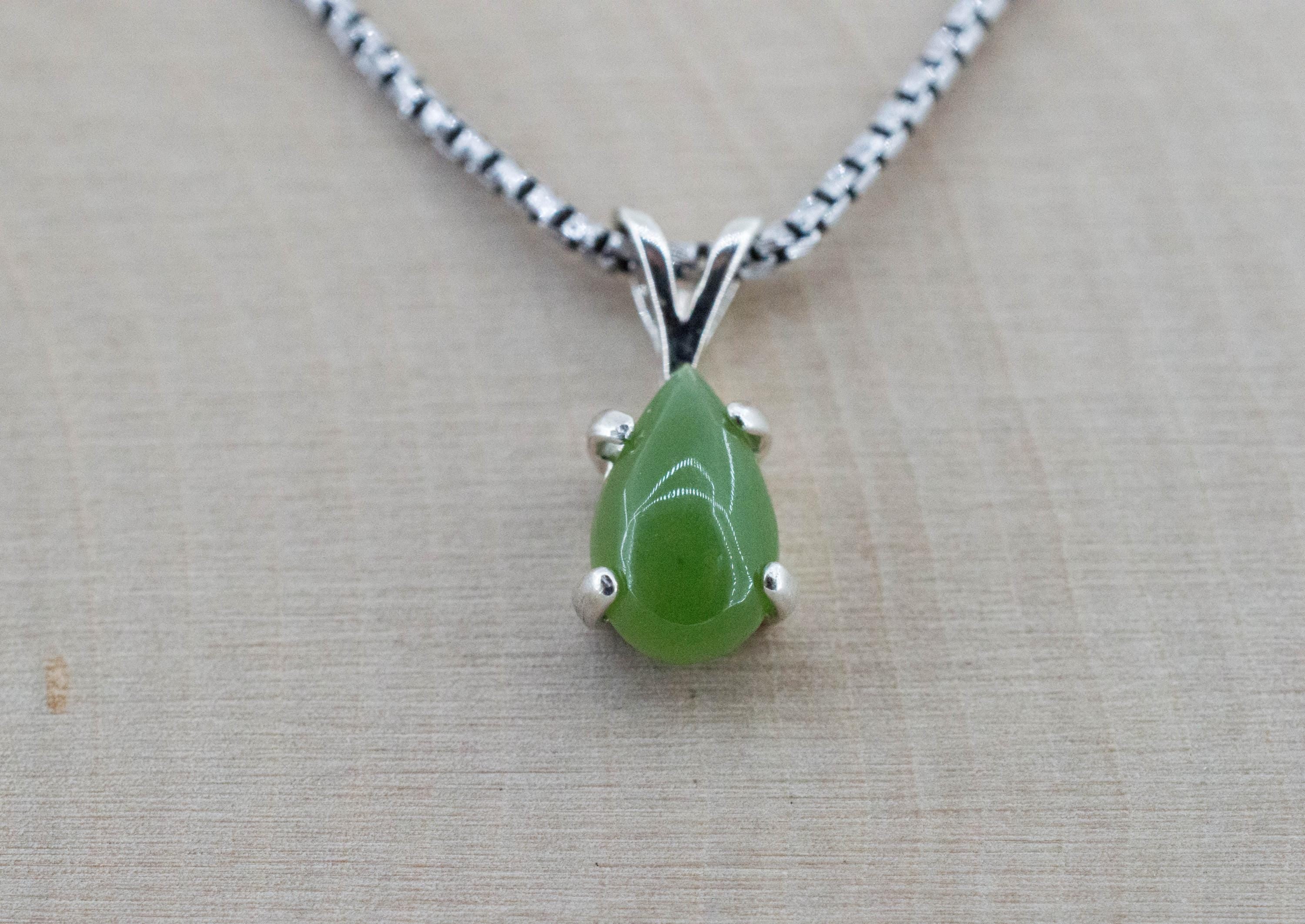 Jadeite Pendant; Natural Untreated Burma Jade; 1.160cts