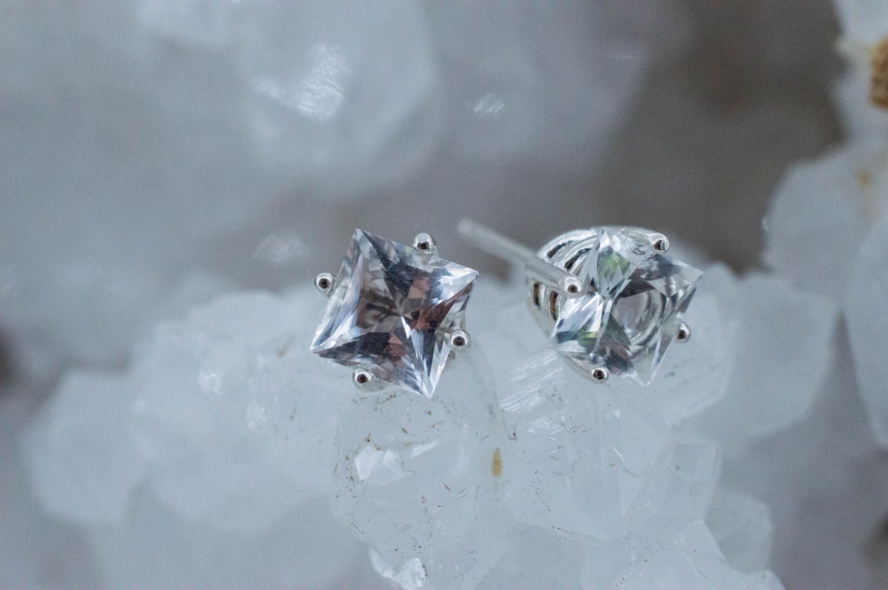 Topaz Earrings; Natural Untreated Brazil Topaz; 2.295cts