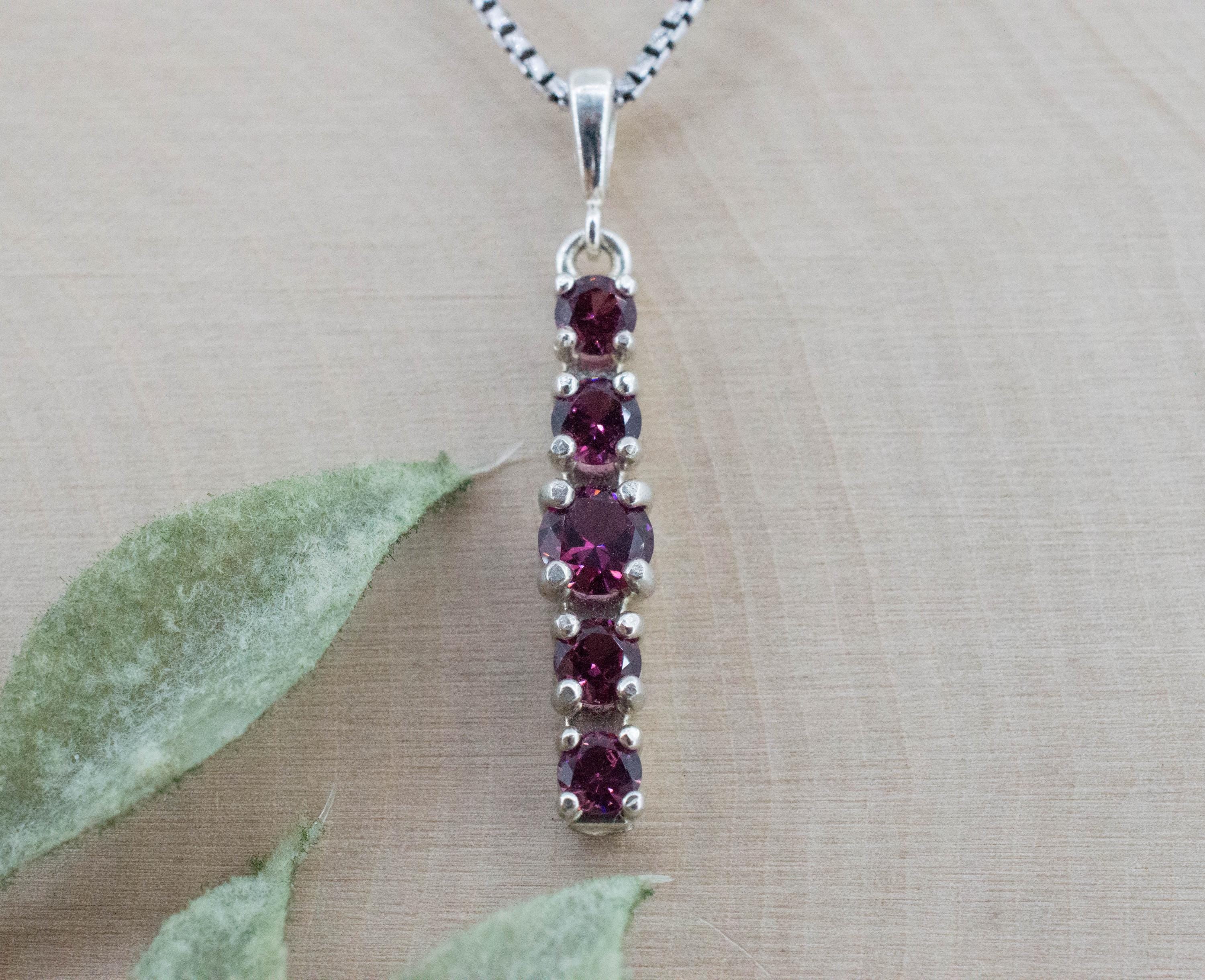 Umbalite Garnet Pendant; Natural Untreated Tanzanian Garnet; 1.650cts