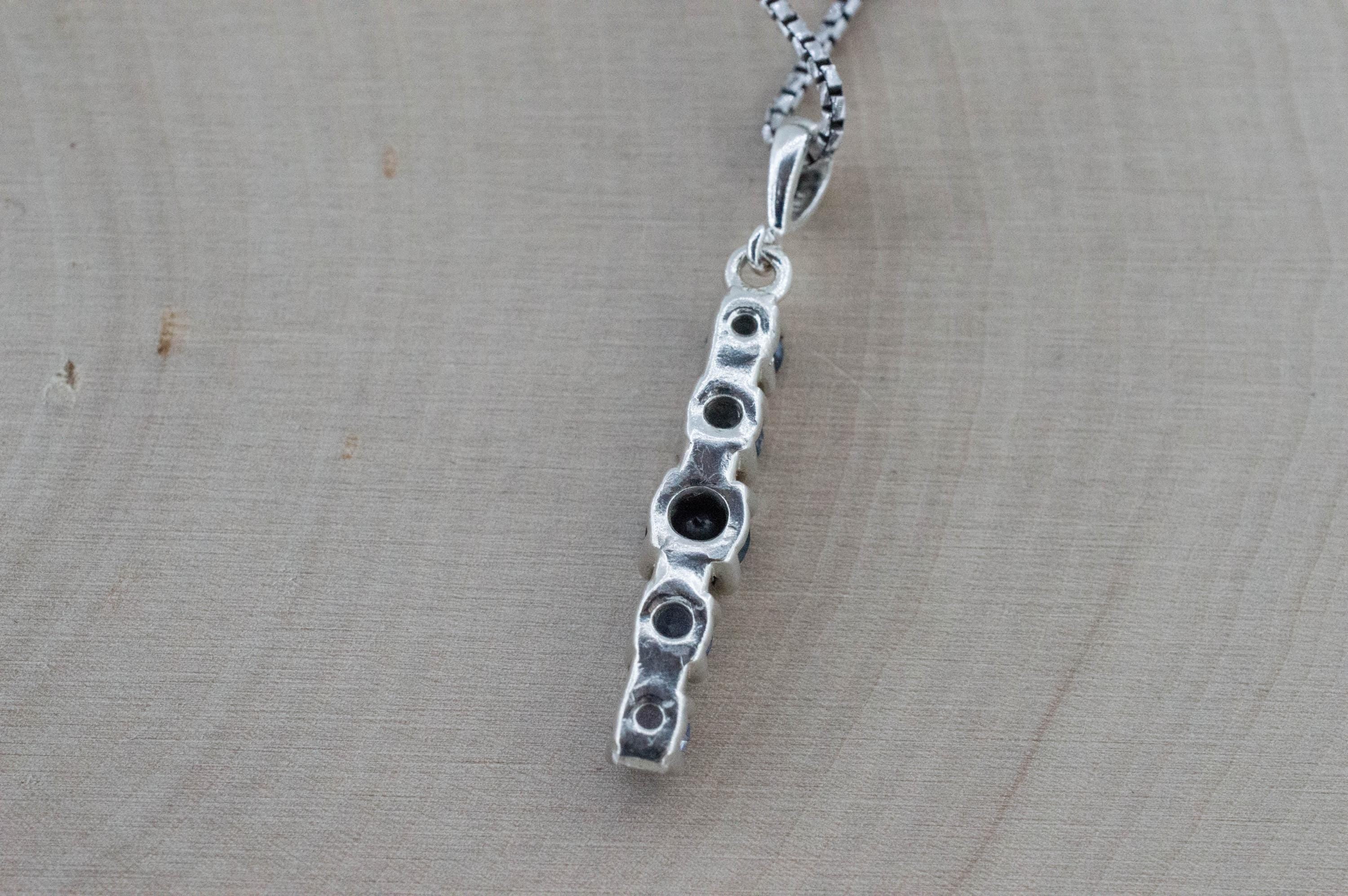 Blue Spinel Pendant; Natural Untreated Sri Lanka Spinel; 1.465cts - Mark Oliver Gems