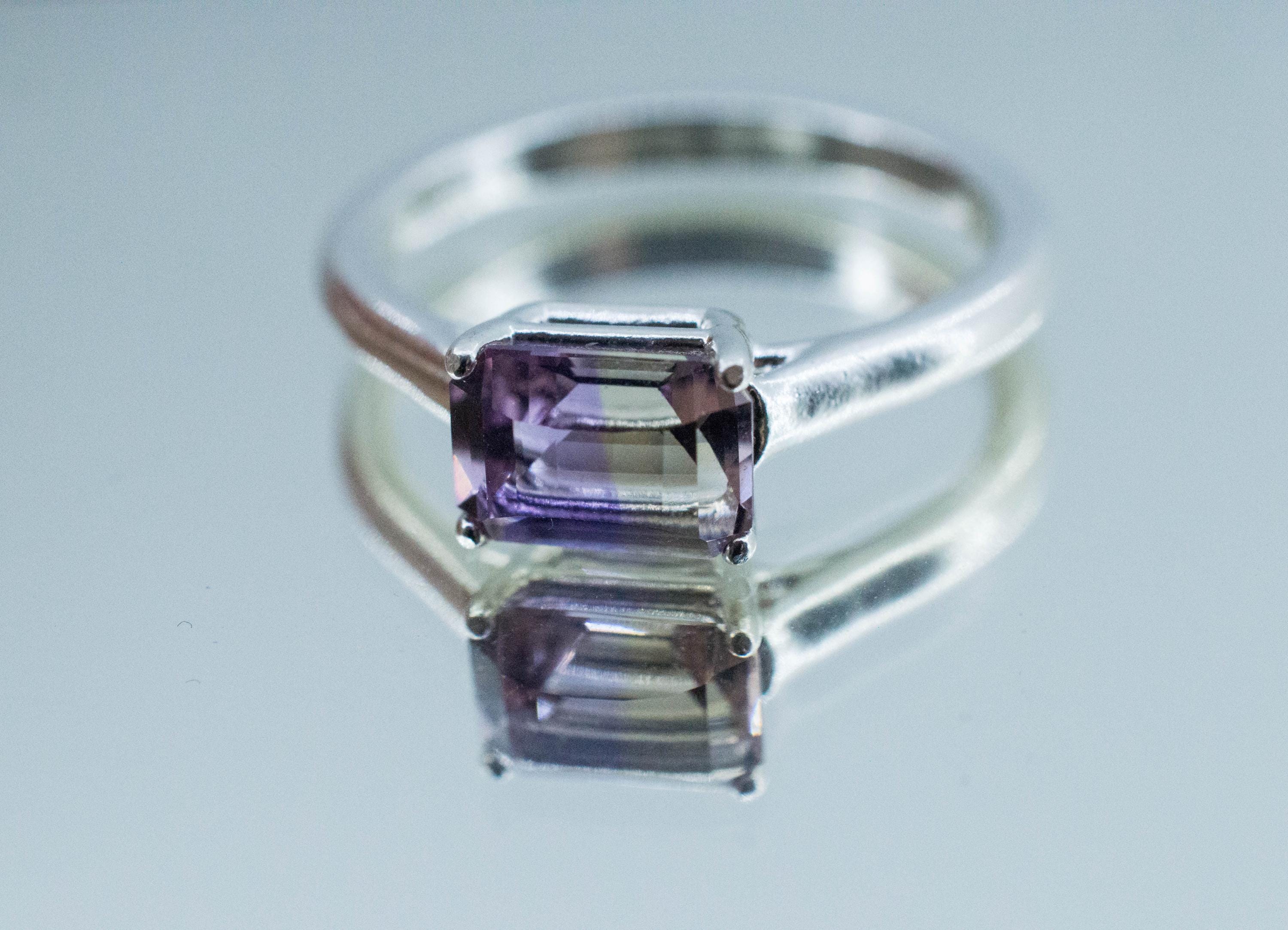 Ametrine Ring, Natural Untreated Bolivian Ametrine; 1.130cts