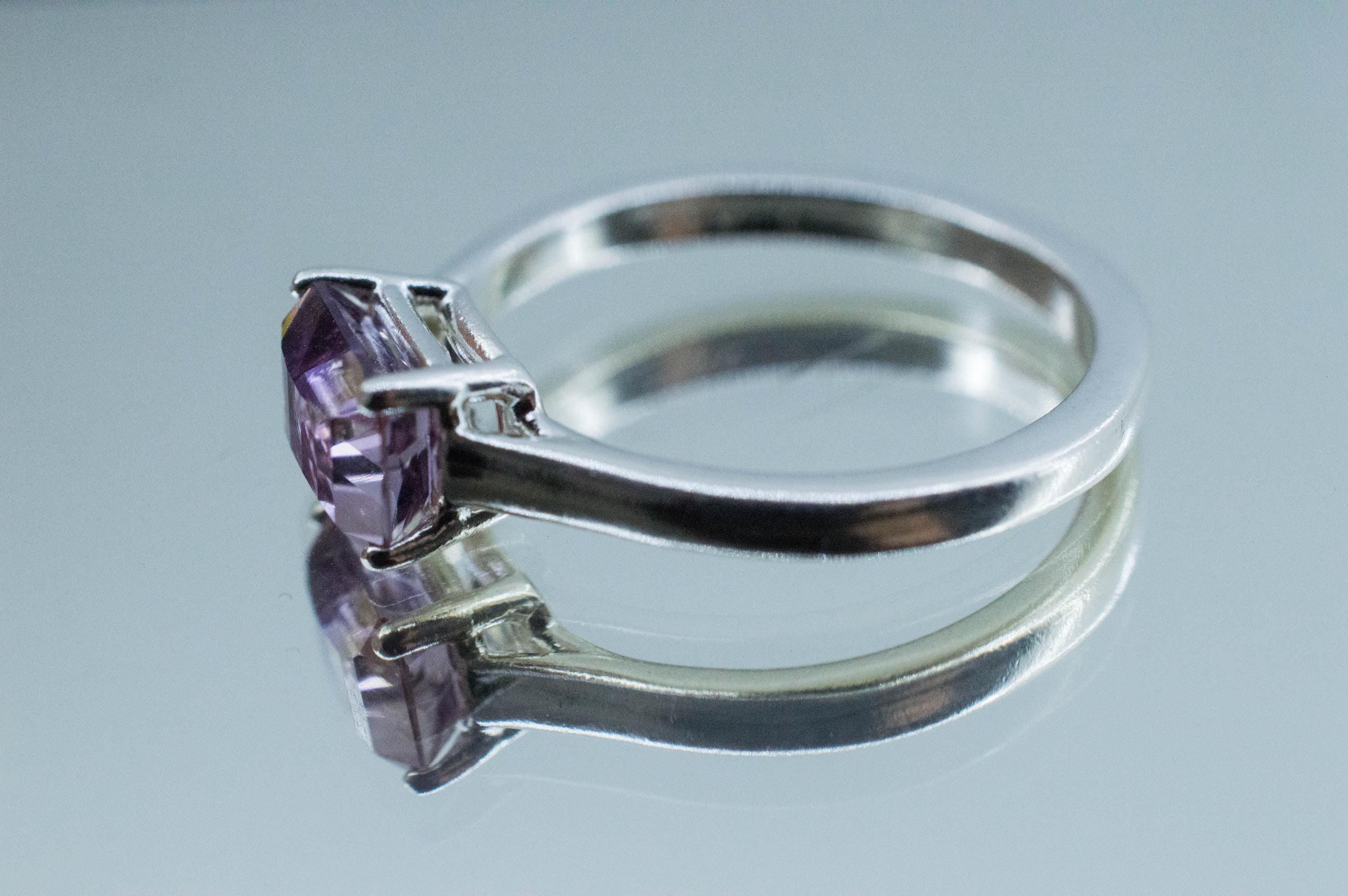 Ametrine Ring, Natural Untreated Bolivian Ametrine; 1.130cts