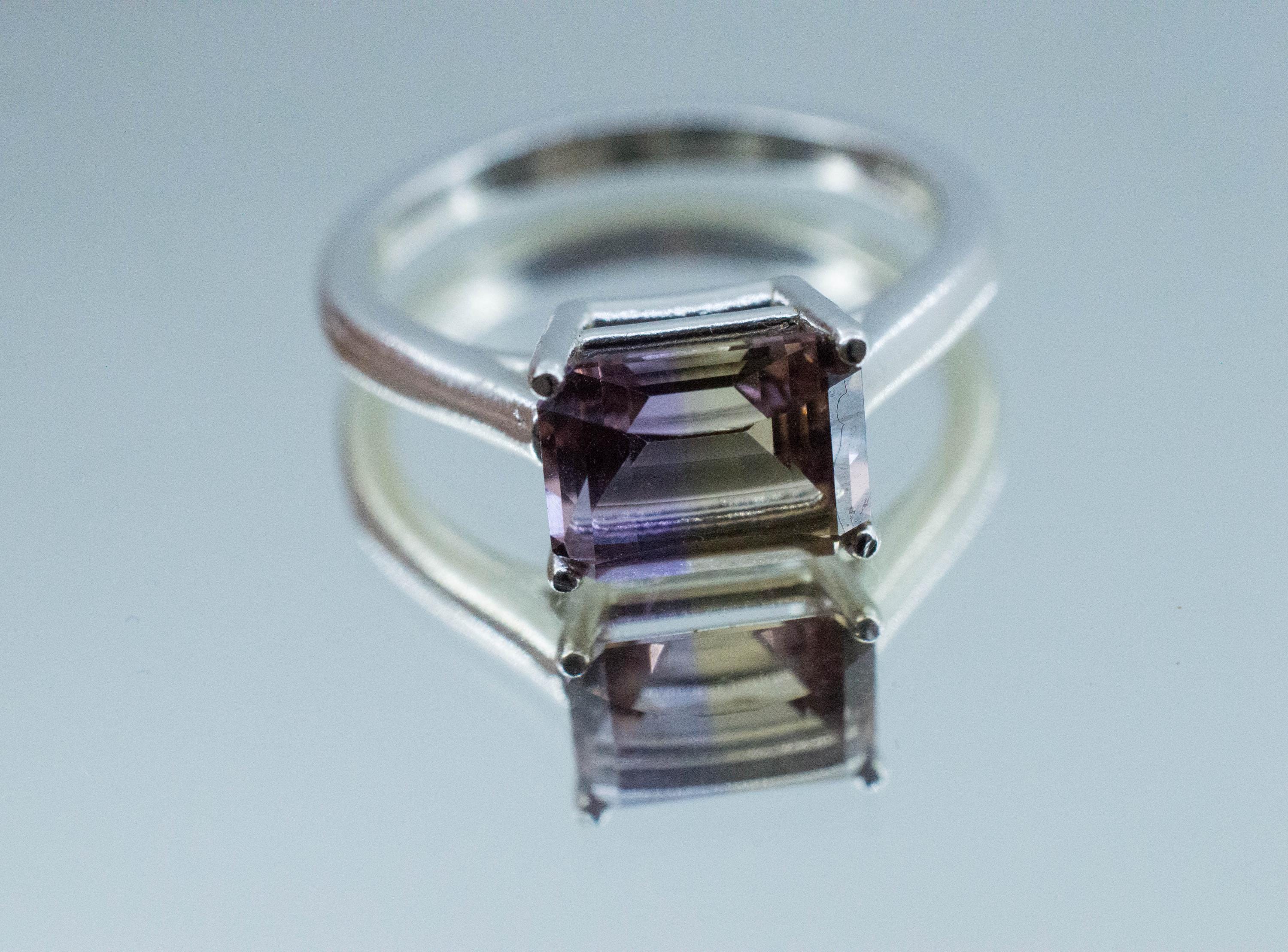 Ametrine Ring, Natural Untreated Bolivian Ametrine; 1.770cts