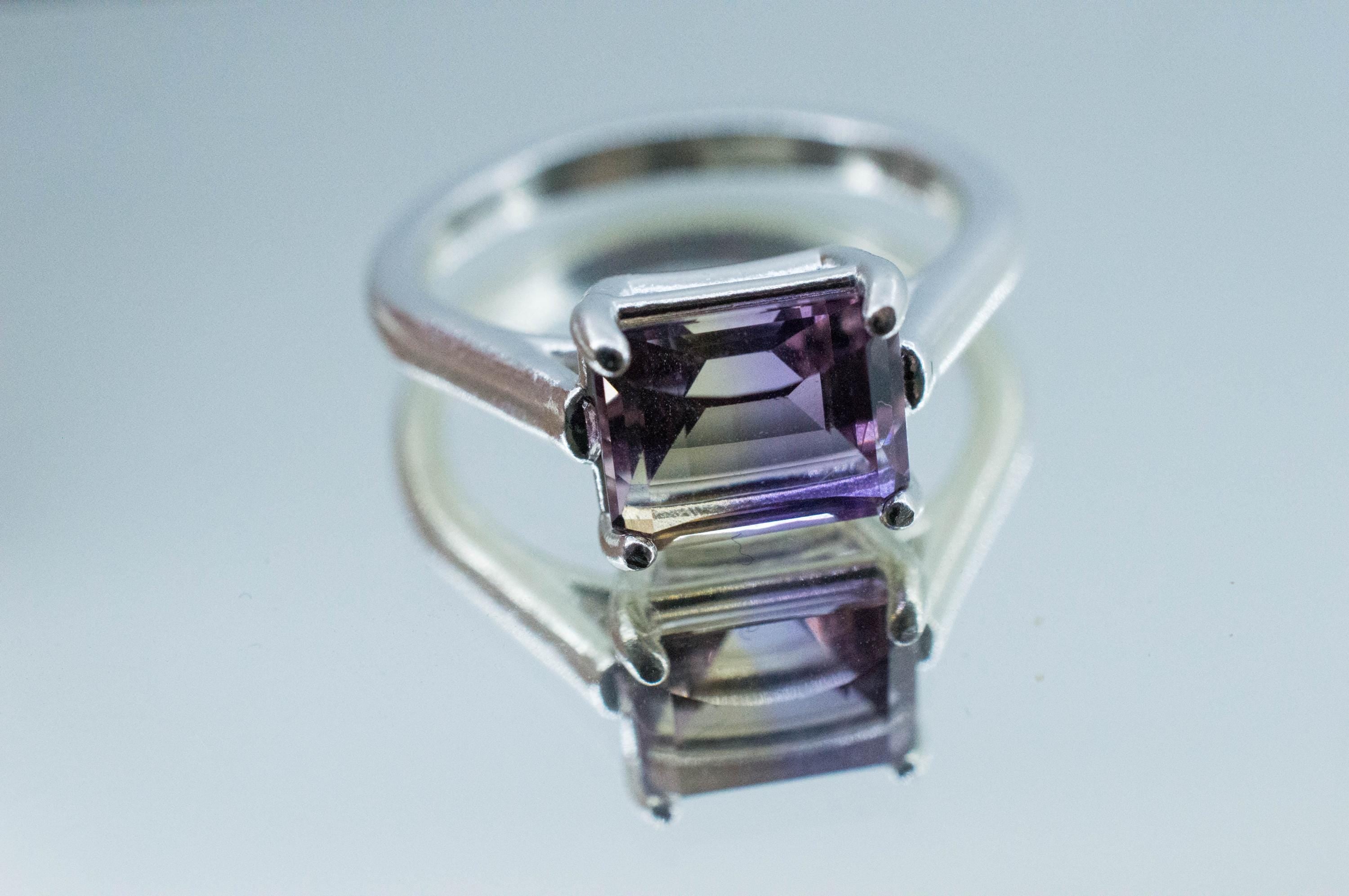 Ametrine Ring, Natural Untreated Bolivian Ametrine; 2.055cts
