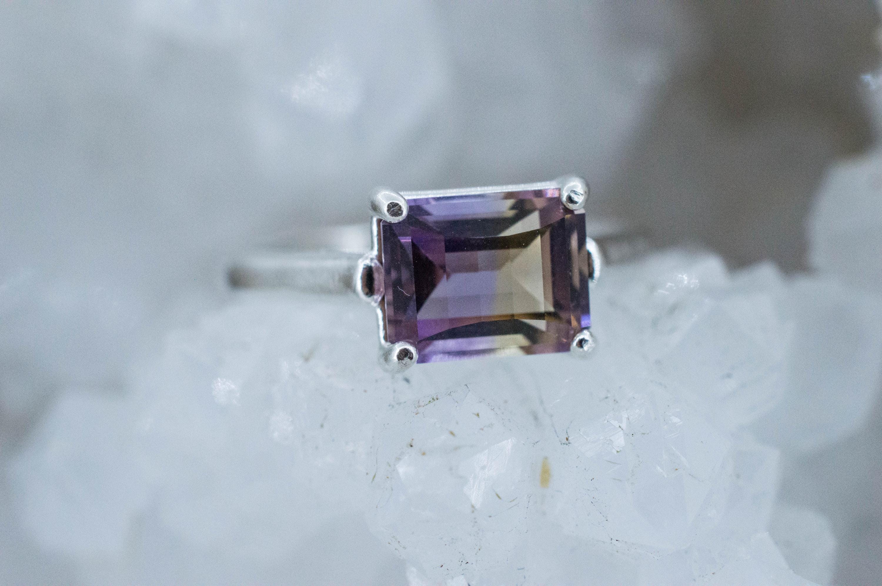 Ametrine Ring, Natural Untreated Bolivian Ametrine; 2.055cts