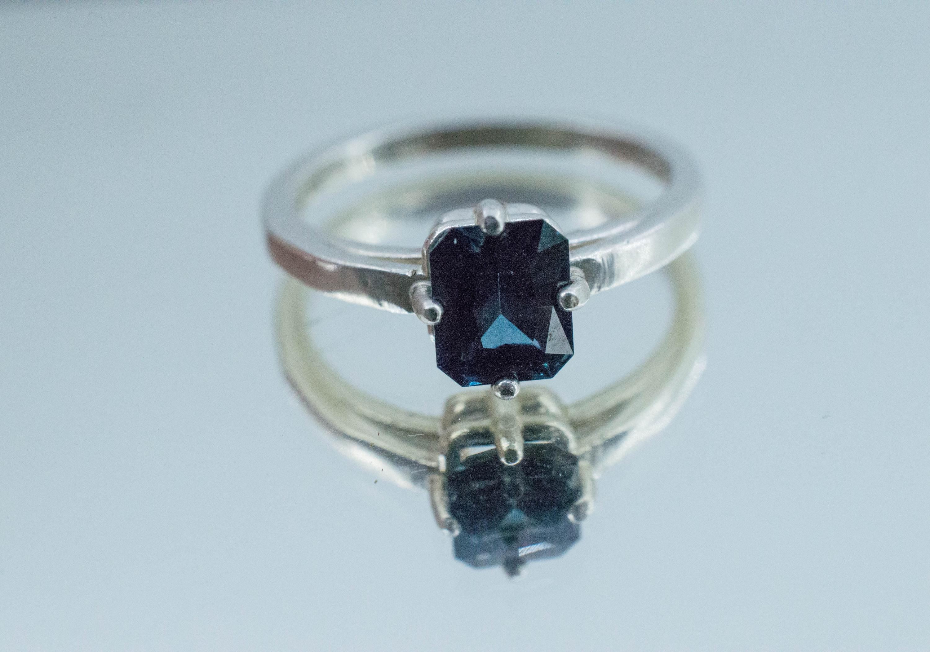 Blue Spinel Ring, Natural Untreated Sri Lanka Spinel; 1.100cts - Mark Oliver Gems