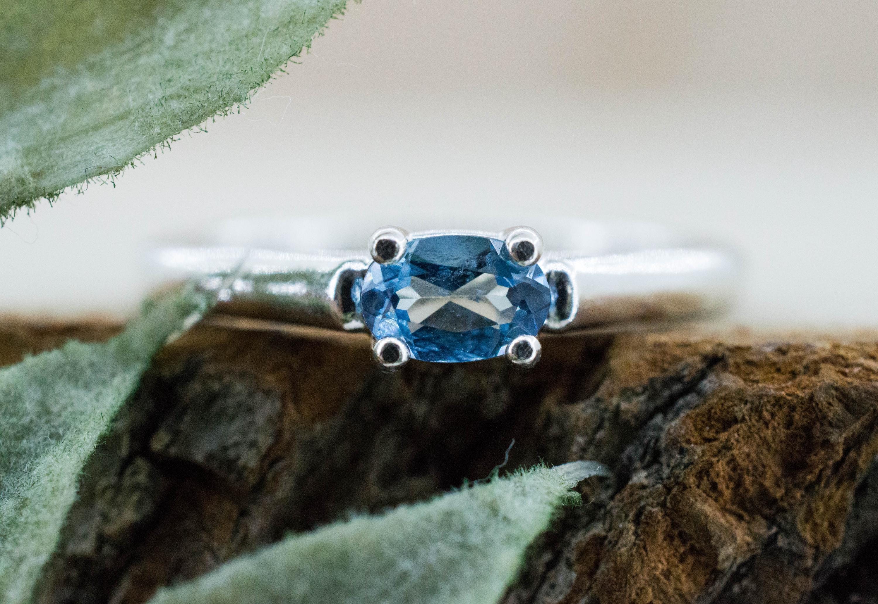 Aquamarine Ring, Natural Untreated Nigeria Aquamarine; 0.320cts