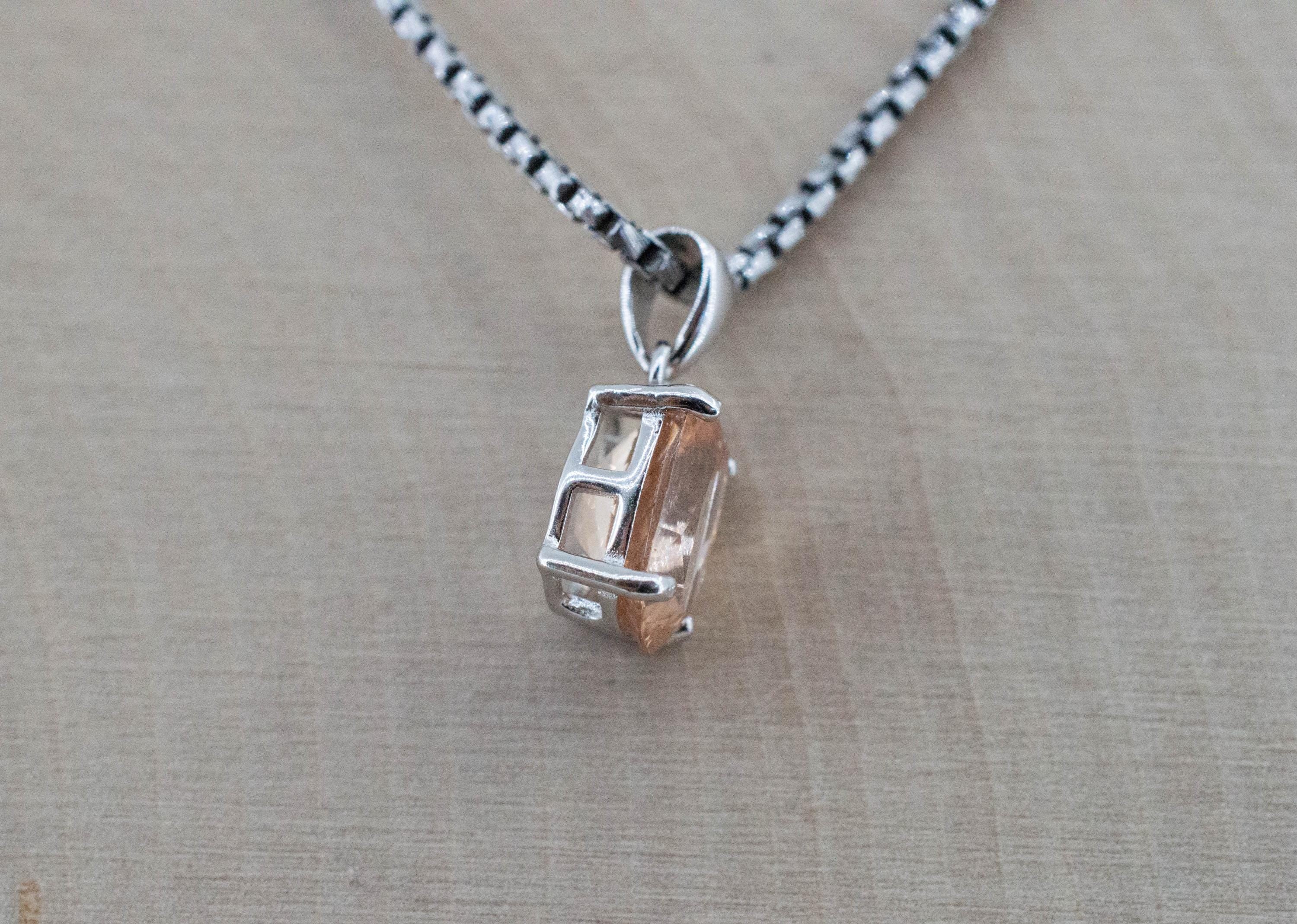 Hessonite Garnet Pendant; Natural Untreated Canada Garnet; 1.560cts