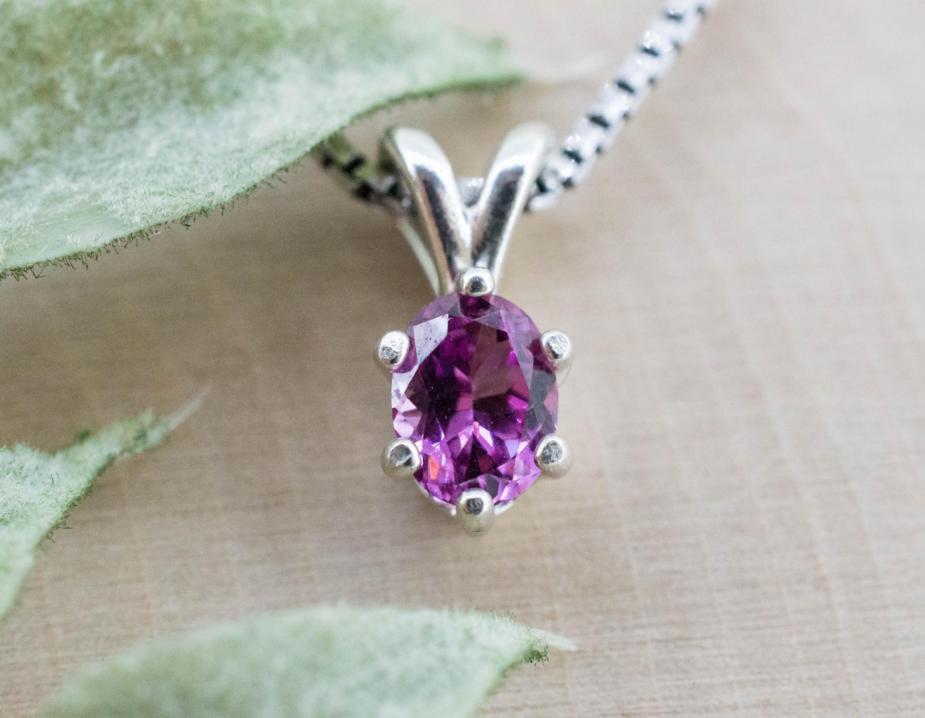 Umbalite Garnet Pendant; Natural Untreated Tanzanian Garnet; 0.745cts