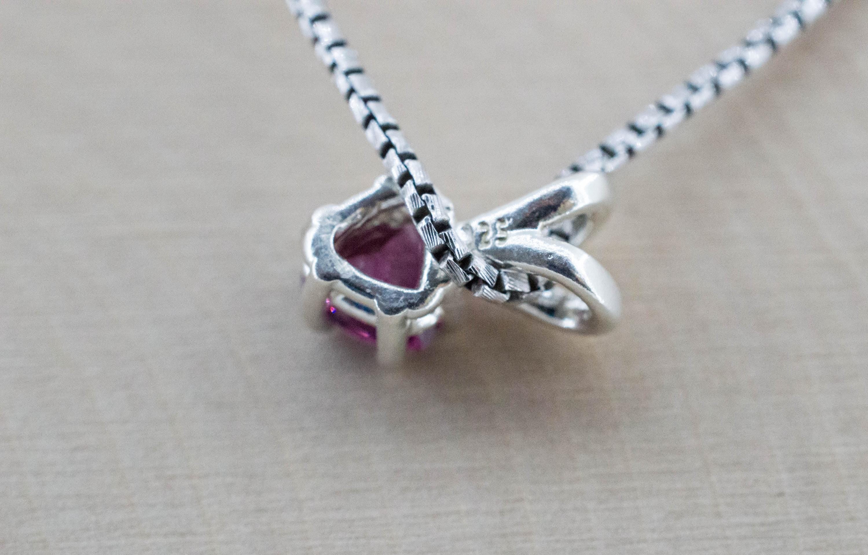 Umbalite Garnet Pendant; Natural Untreated Tanzanian Garnet; 0.760cts