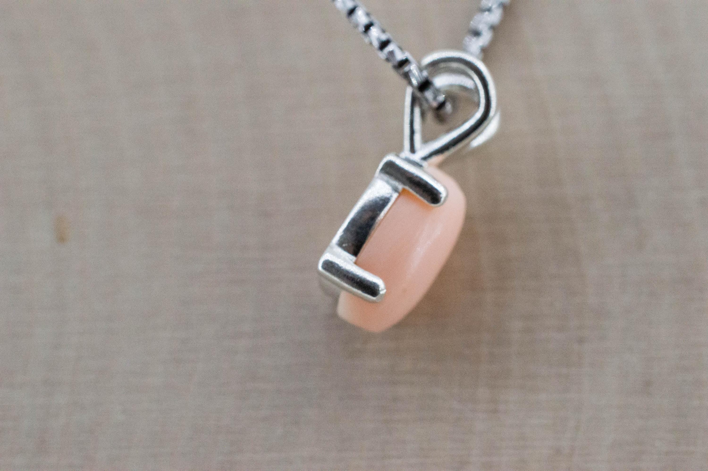 Precious Coral Pendant; Natural Untreated Taiwan Angelskin Coral; 1.590cts