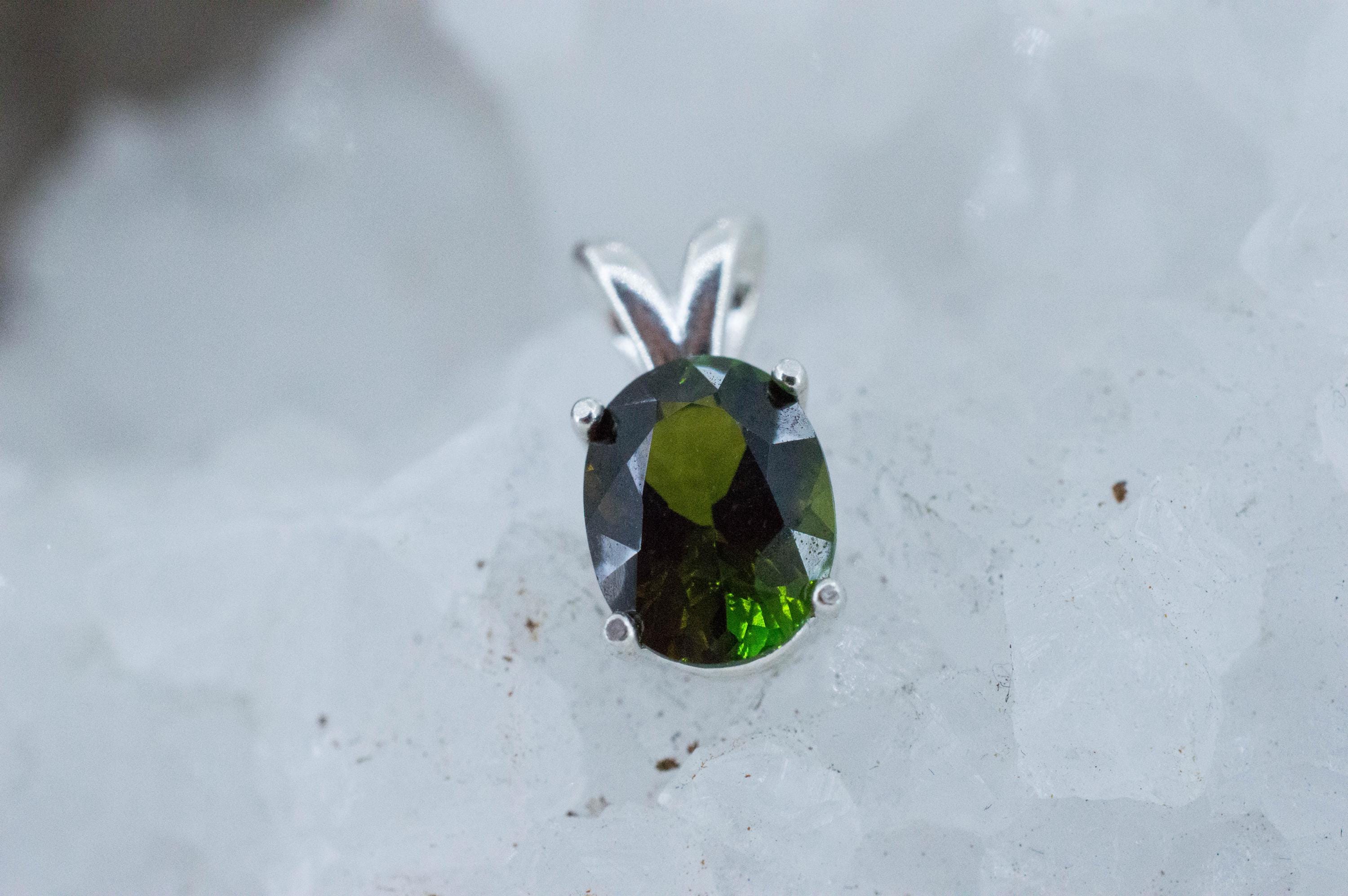 Tourmaline Pendant; Natural Untreated Brazil Dravite Tourmaline; 2.010cts - Mark Oliver Gems