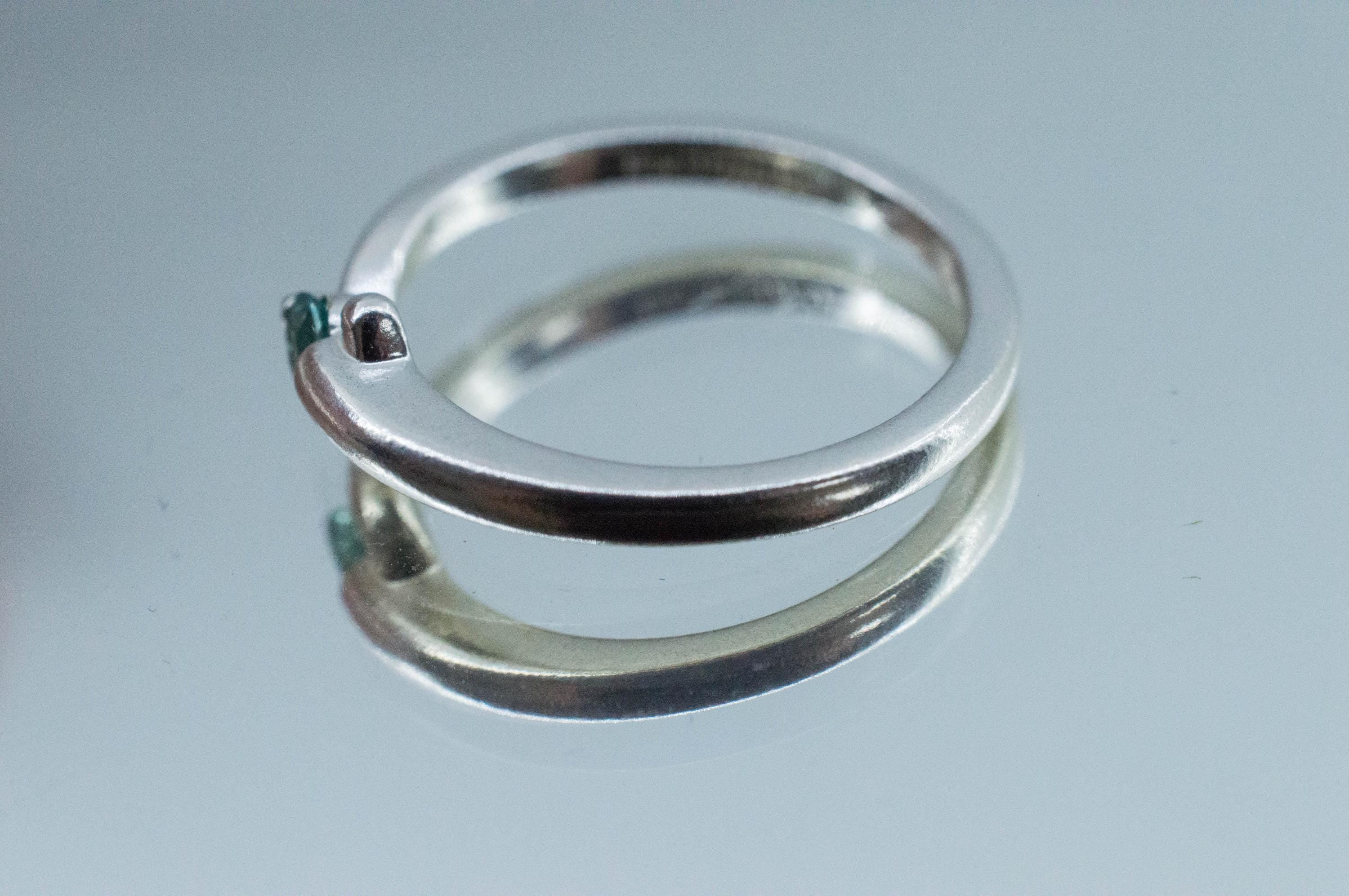 Alexandrite Ring; Natural Untreated Brazil Alexandrite; 0.260cts