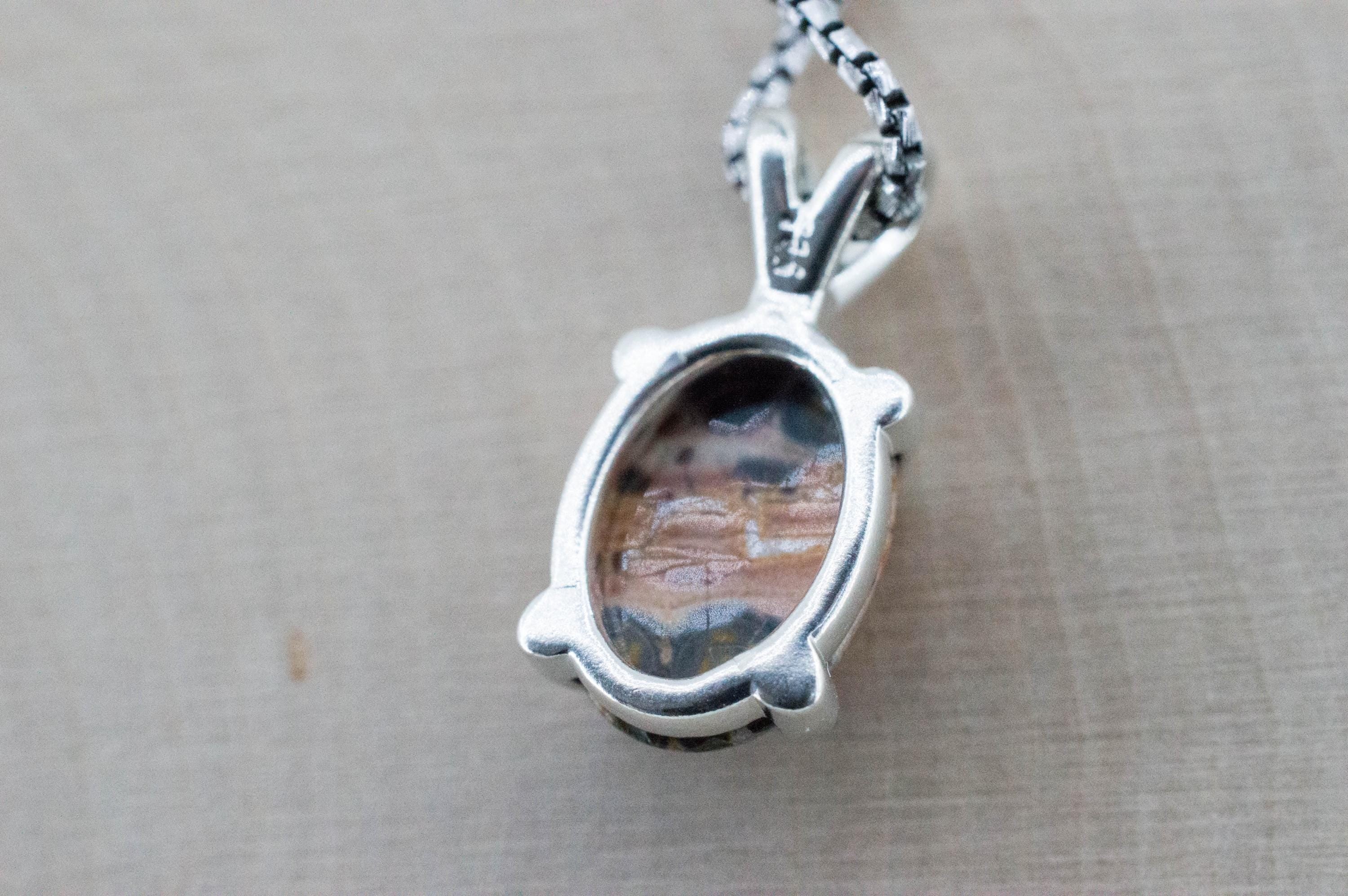 Leopard Jasper Pendant; Natural Untreated Madagascar Jasper; 3.440cts