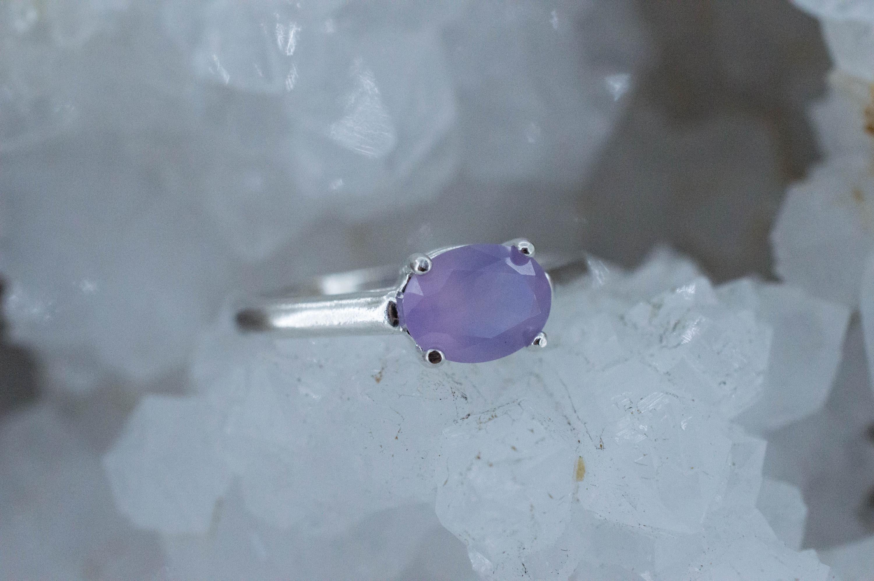 Holly Blue Agate Ring; Natural Untreated Oregon Holley Agate; 1.140cts