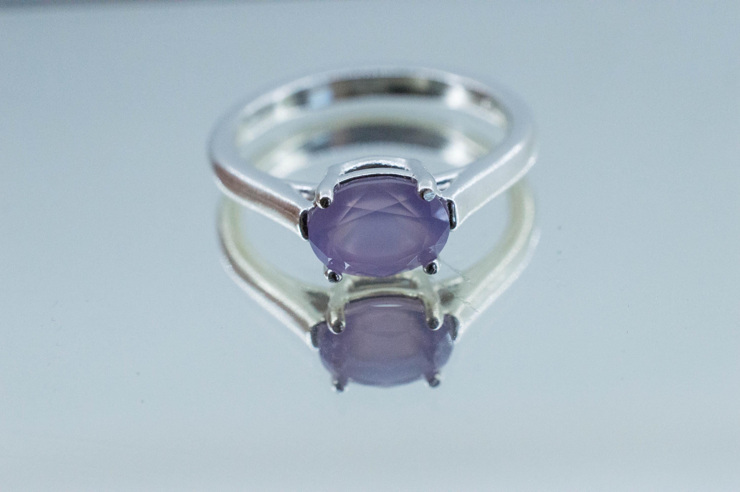 Holly Blue Agate Ring; Natural Untreated Oregon Holley Agate; 1.140cts