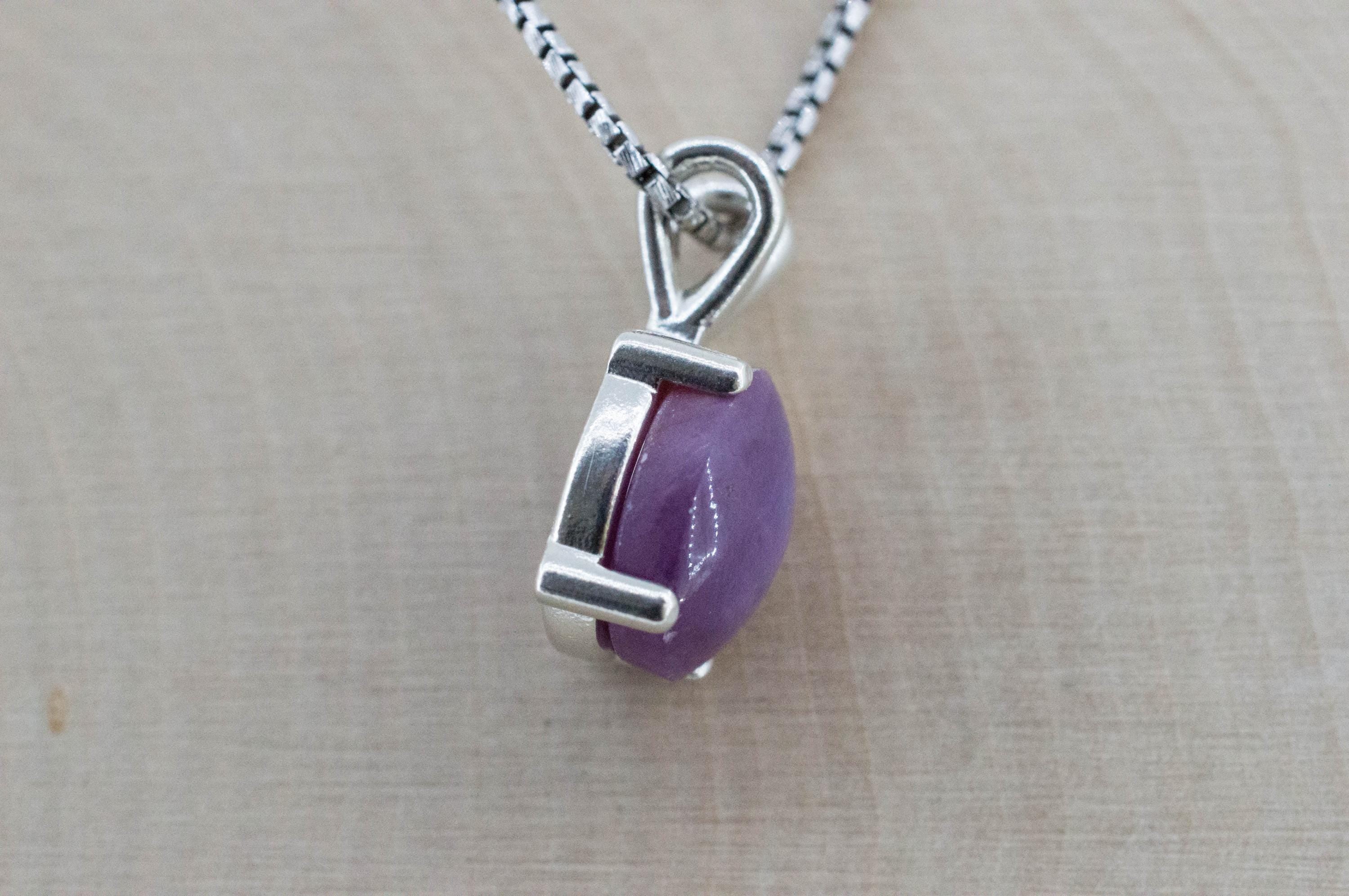 Star Ruby Pendant; Natural Untreated India Ruby; 7.275cts - Mark Oliver Gems