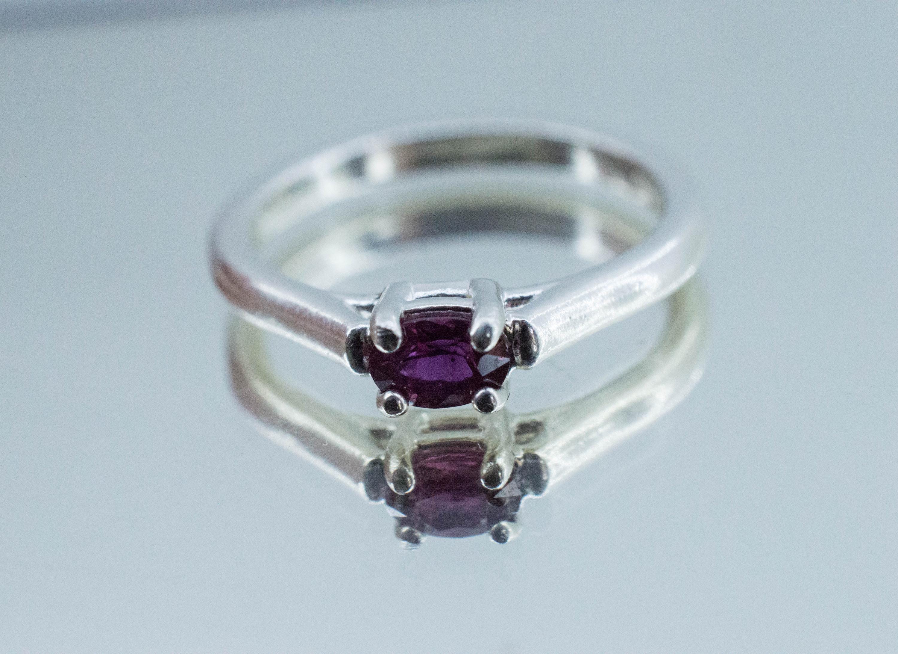 Ruby Ring; Natural Thailand Ruby; 0.495cts