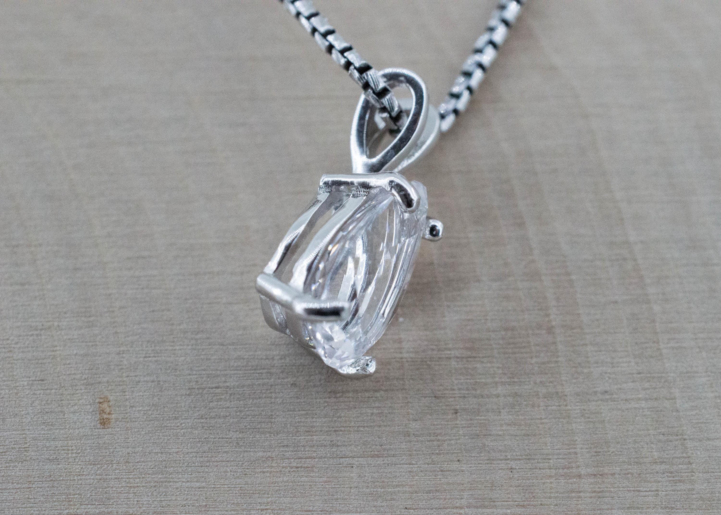 Danburite Pendant; Natural Untreated Mexico Danburite; 2.500cts