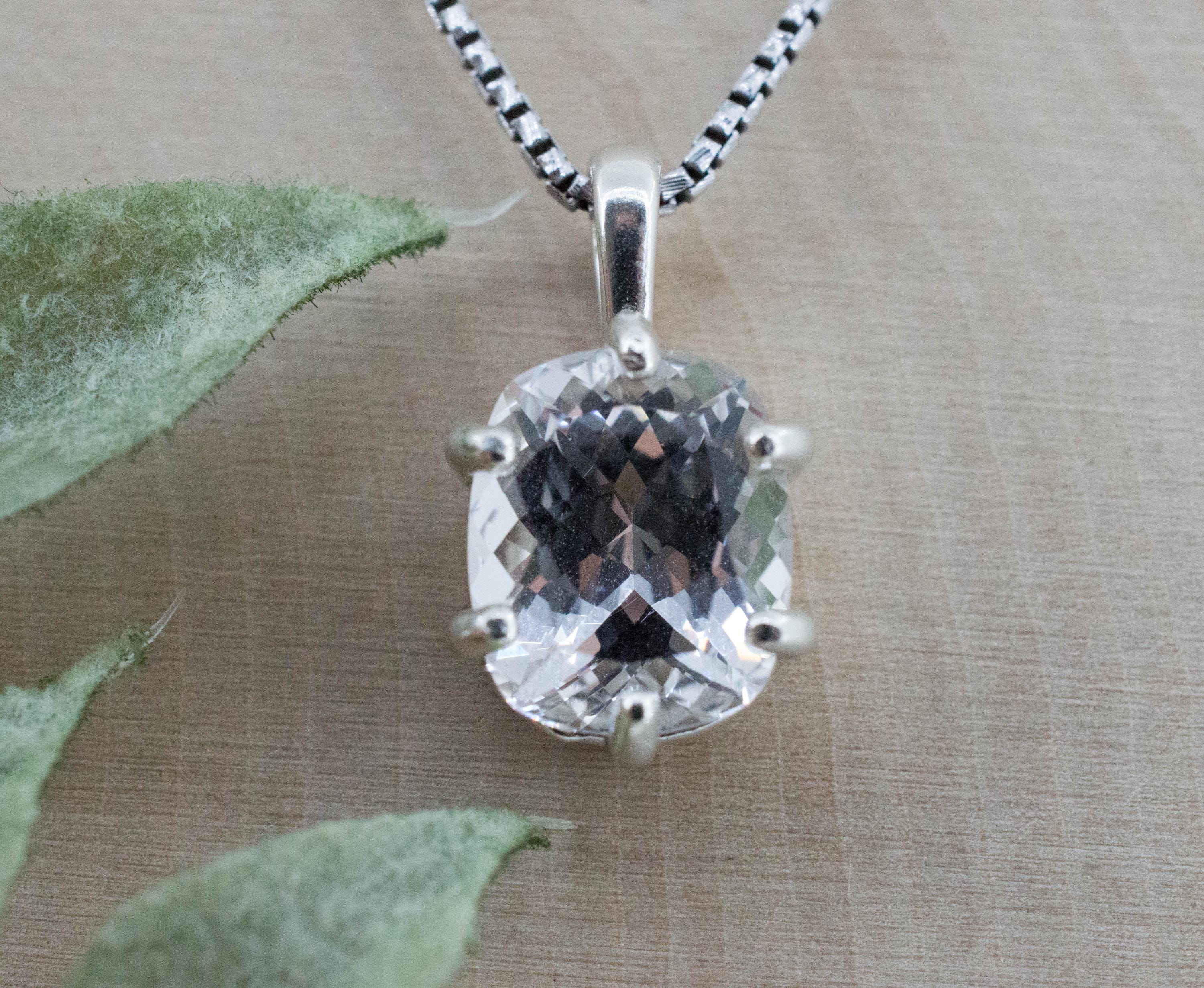 Danburite Pendant; Natural Untreated Mexico Danburite; 5.060cts