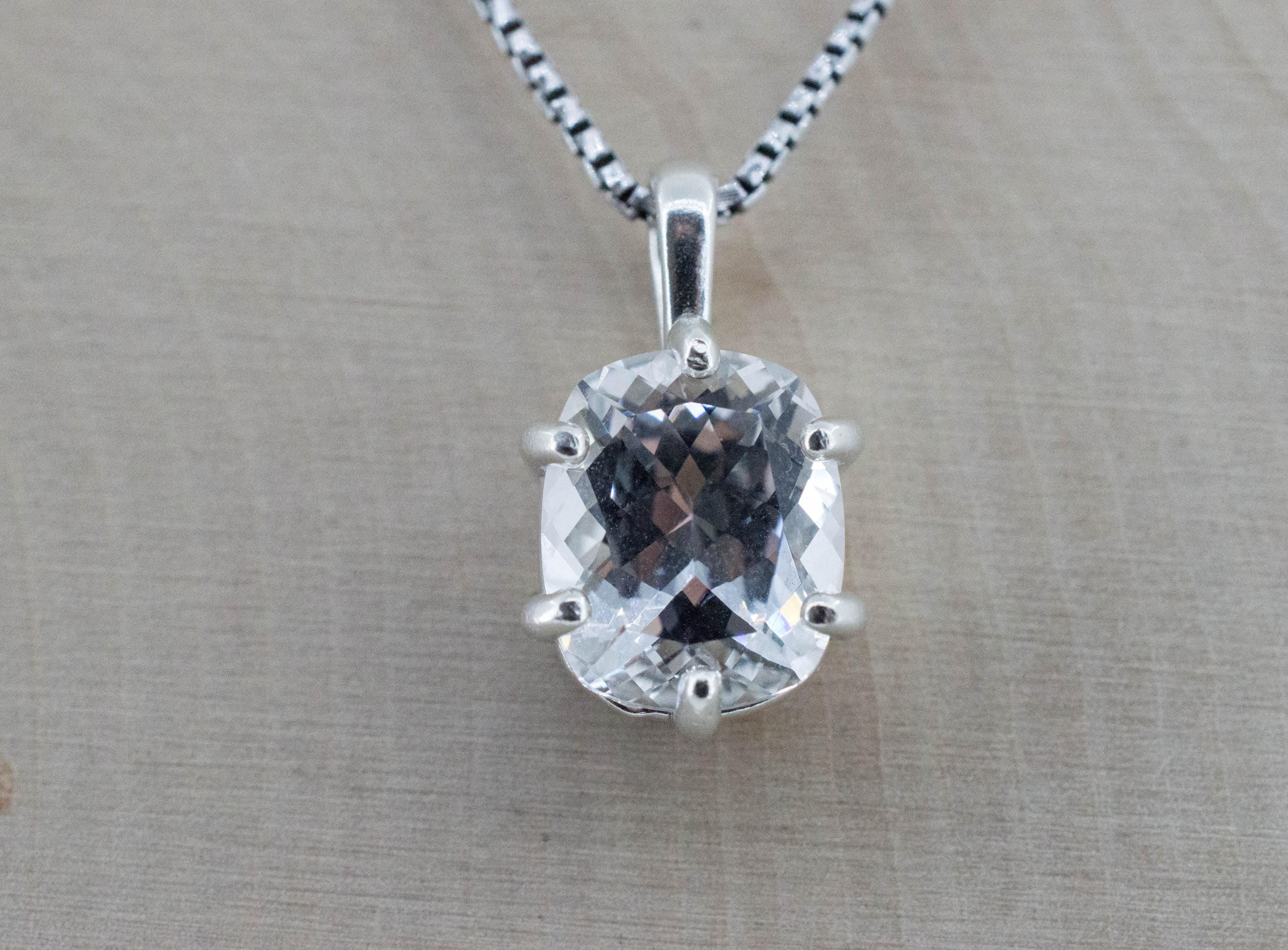 Danburite Pendant; Natural Untreated Mexico Danburite; 5.060cts