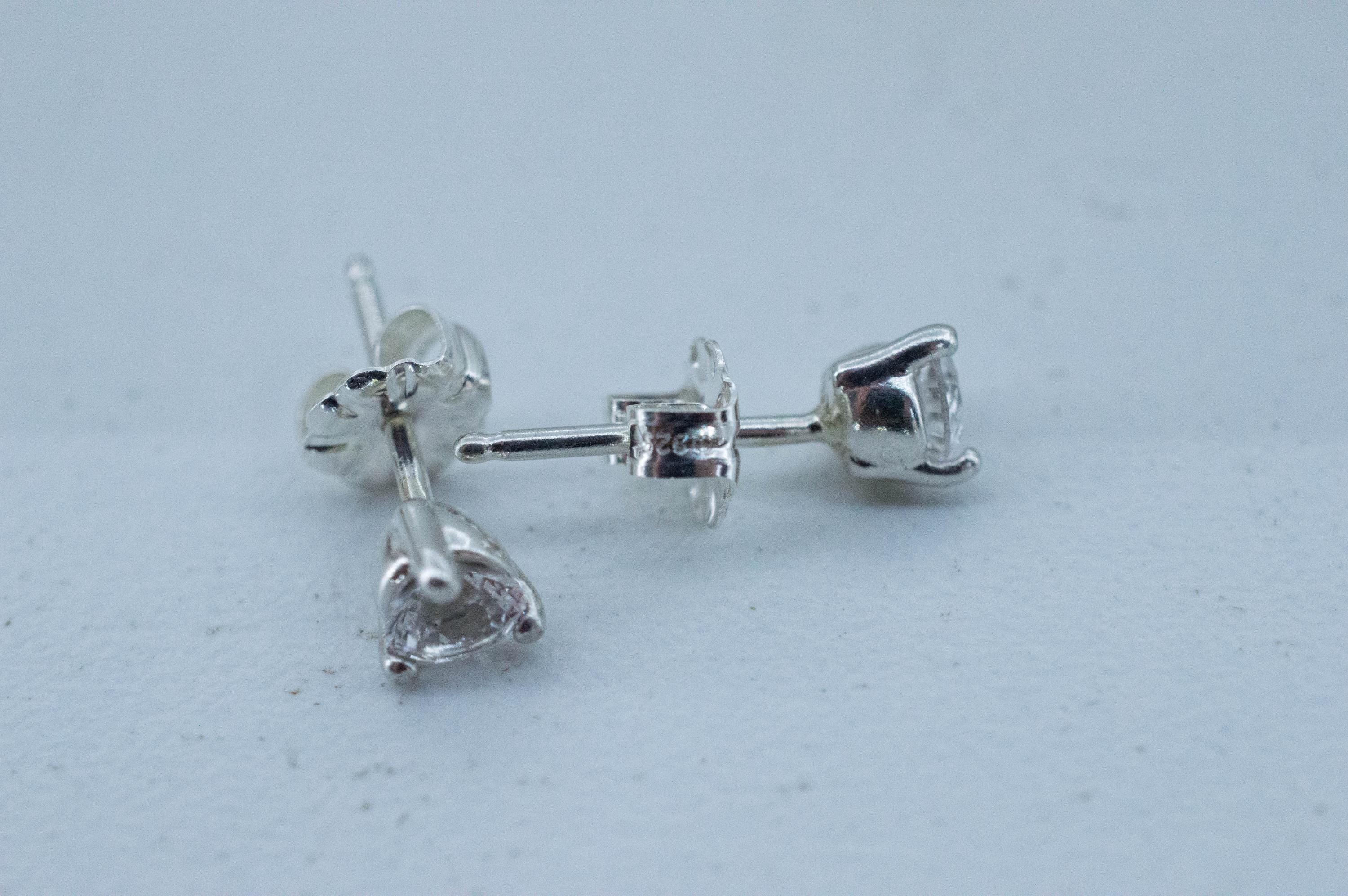 Danburite Earrings; Natural Untreated Mexico Danburite; 0.440cts - Mark Oliver Gems