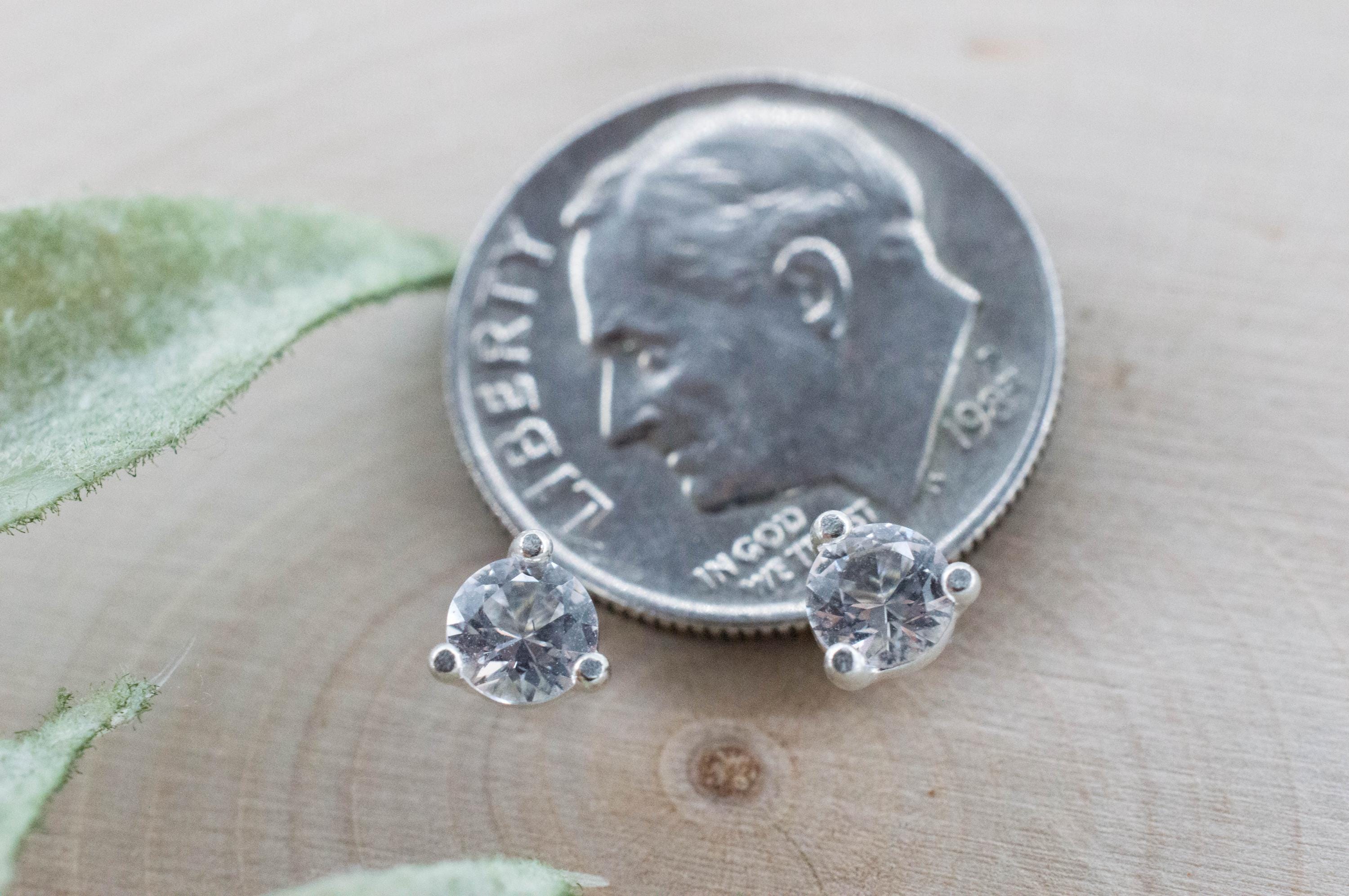 Danburite Earrings; Natural Untreated Mexico Danburite; 0.440cts - Mark Oliver Gems