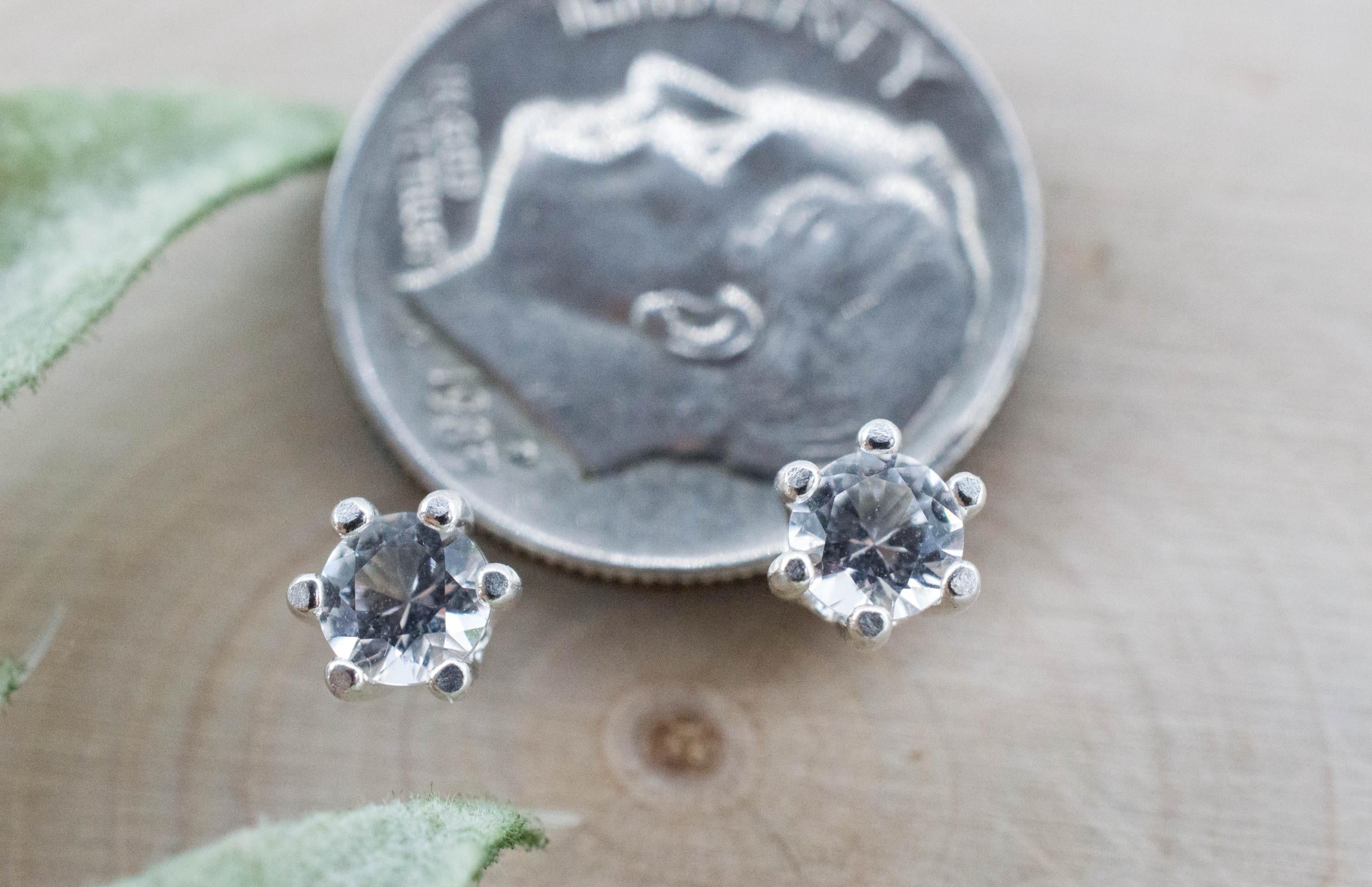 Danburite Earrings; Natural Untreated Mexico Danburite; 0.445cts - Mark Oliver Gems