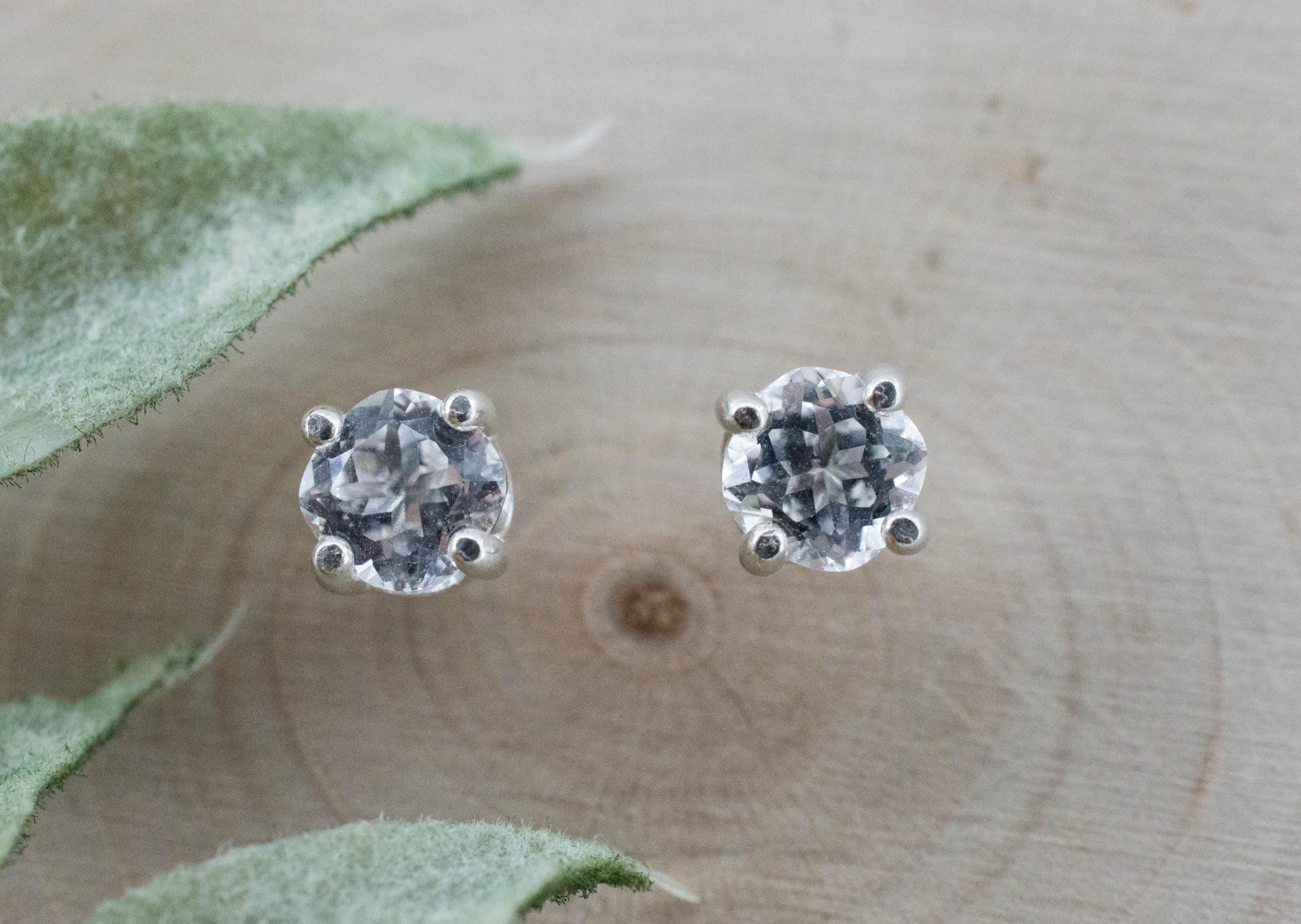 Danburite Earrings; Natural Untreated Mexico Danburite; 1.150cts - Mark Oliver Gems