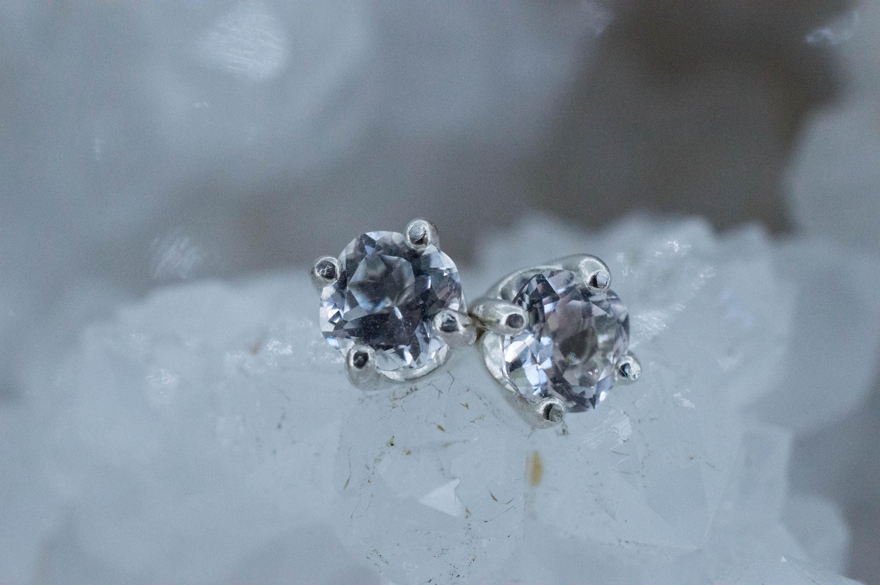 Danburite Earrings; Natural Untreated Mexico Danburite; 1.150cts - Mark Oliver Gems