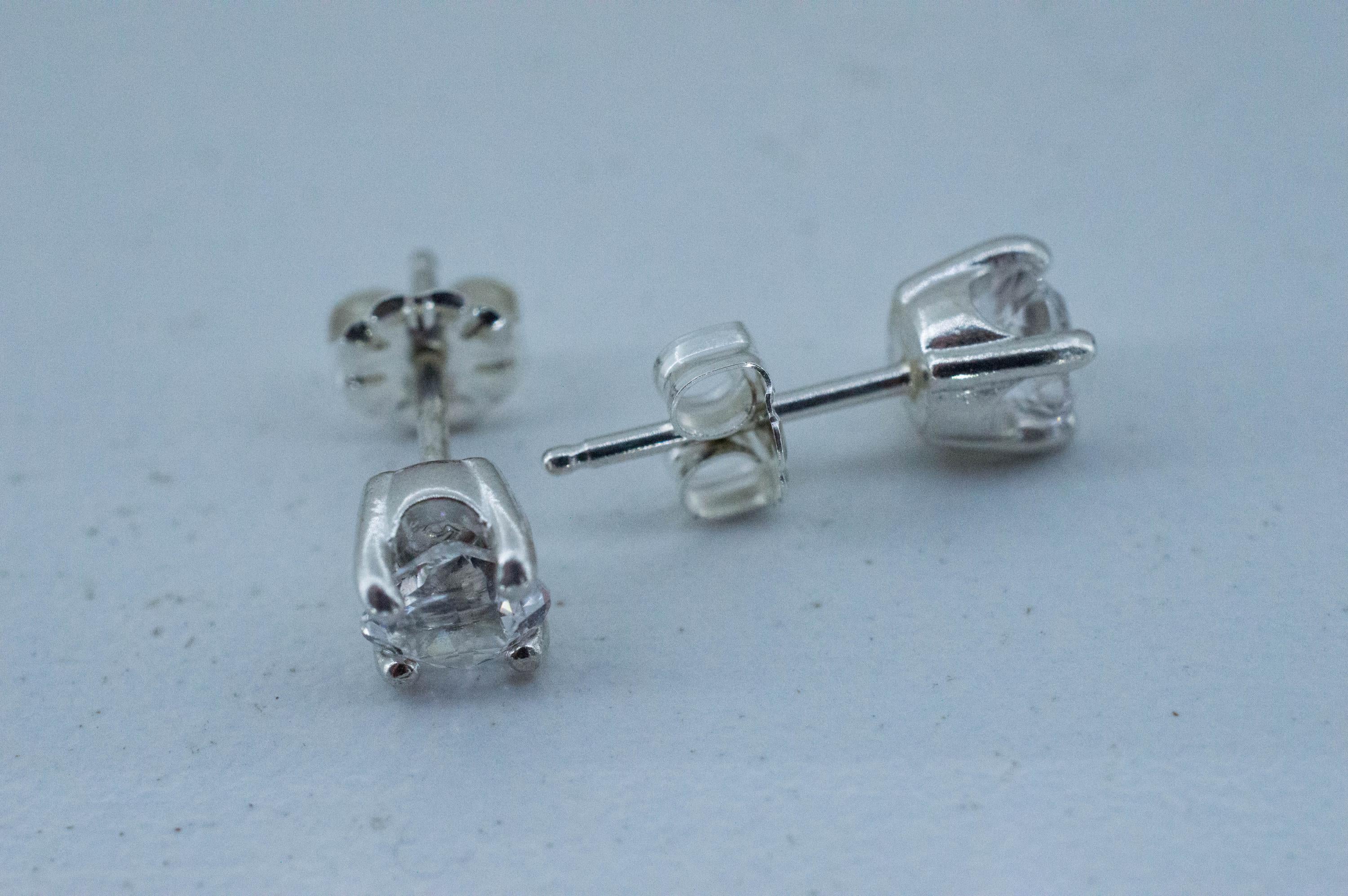 Danburite Earrings; Natural Untreated Mexico Danburite; 1.150cts - Mark Oliver Gems