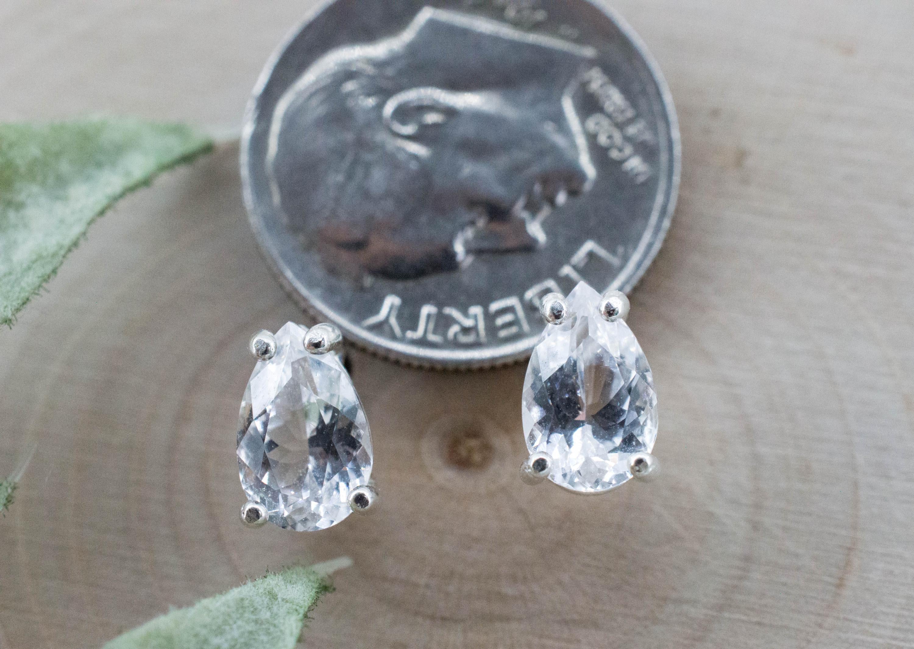 Danburite Earrings; Natural Untreated Mexico Danburite; 1.545cts - Mark Oliver Gems