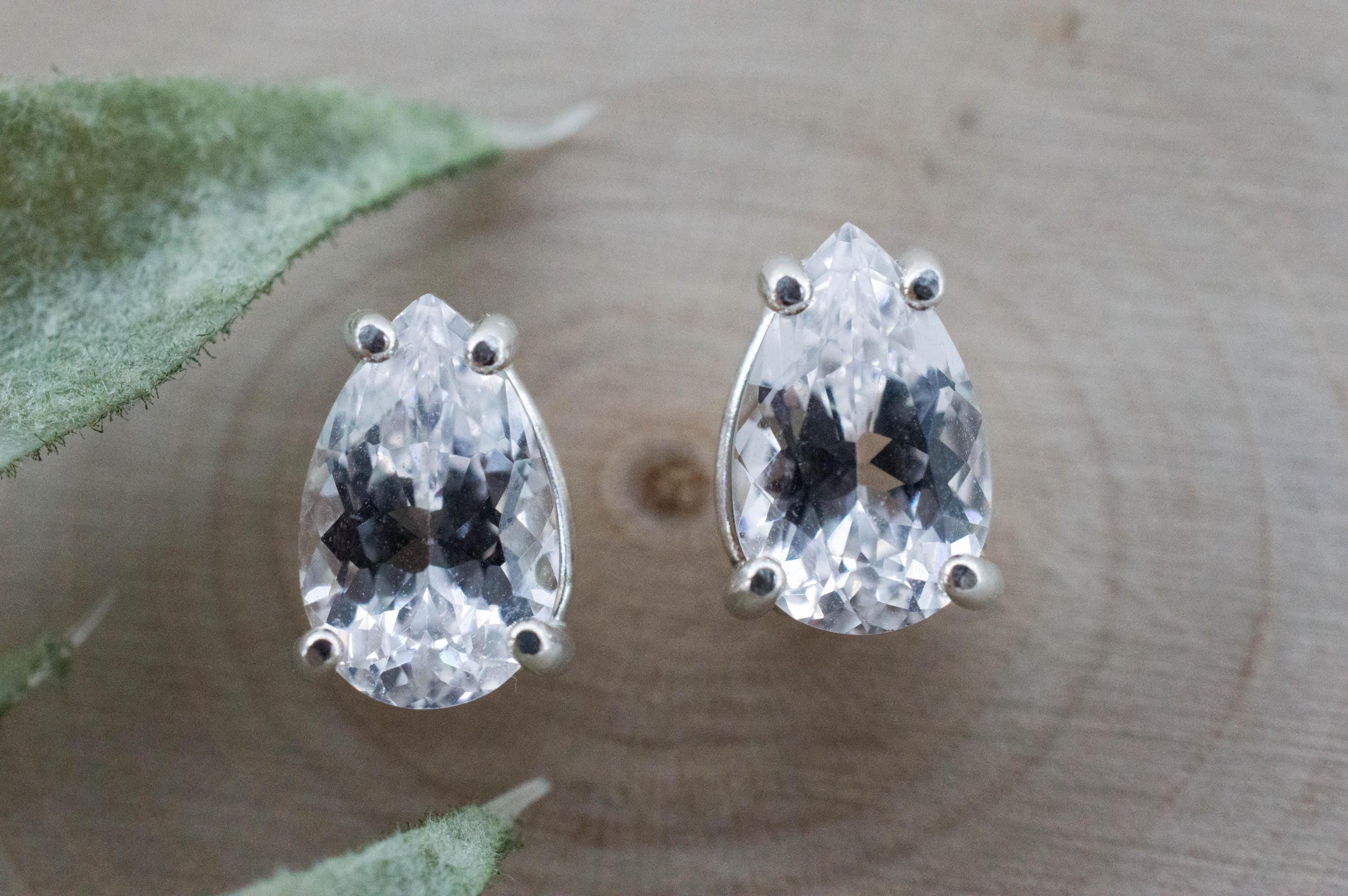 Danburite Earrings; Natural Untreated Mexico Danburite; 3.240cts - Mark Oliver Gems