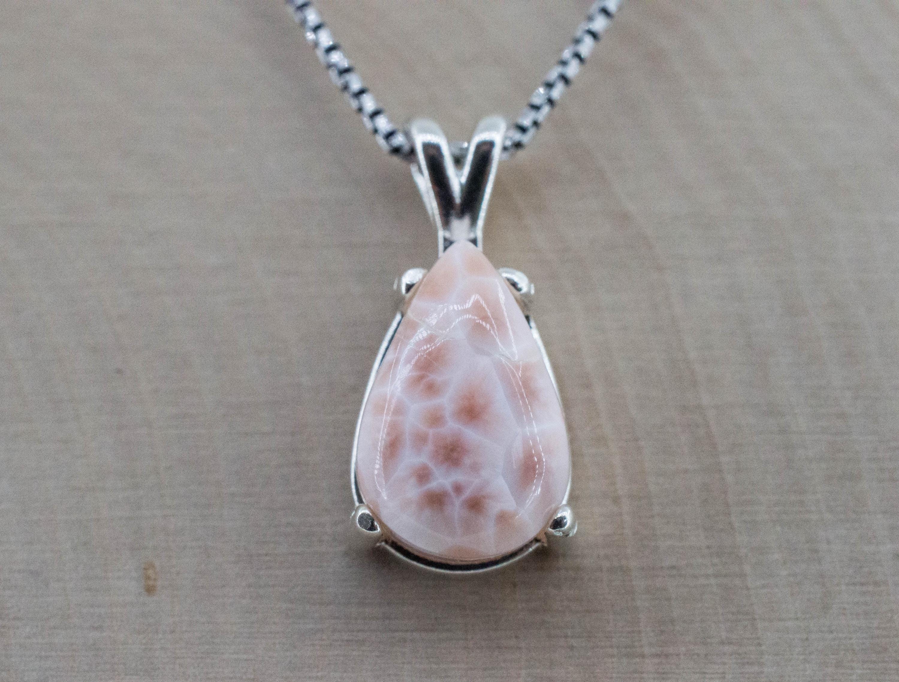 Thomsonite Pendant, Natural Untreated Michigan Thomsonite, 6.500cts