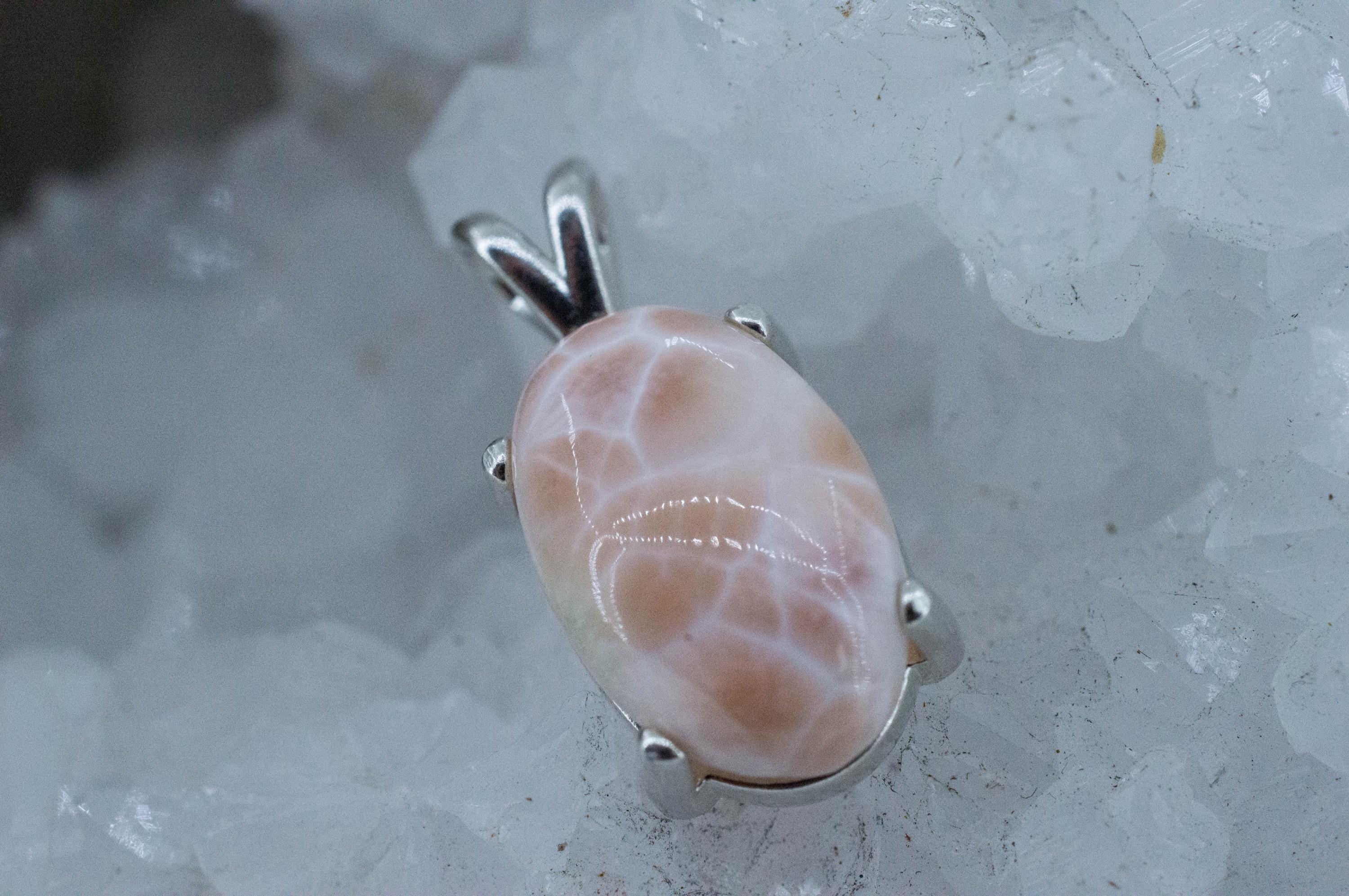 Thomsonite Pendant, Natural Untreated Michigan Thomsonite, 9.310cts