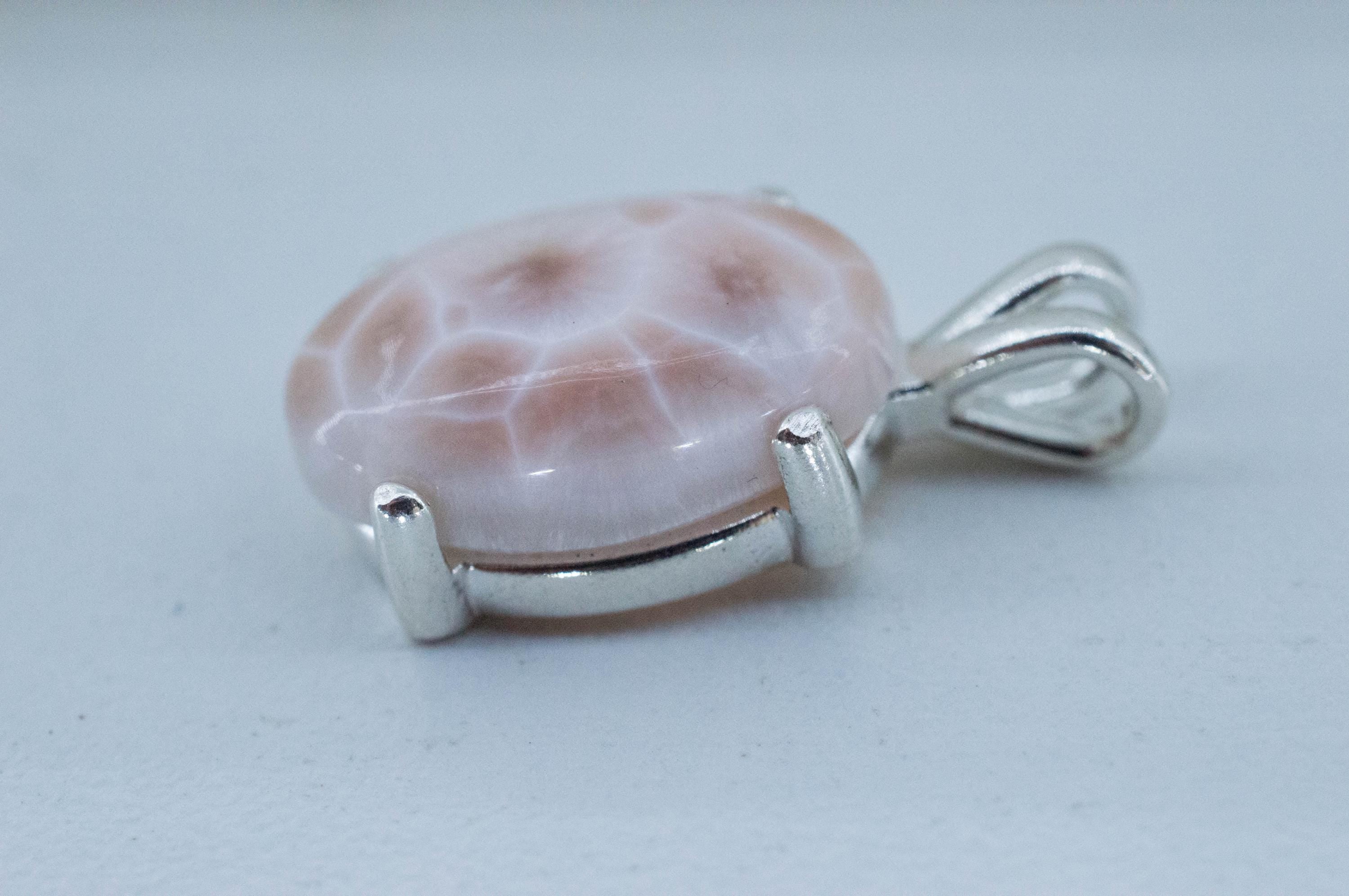 Thomsonite Pendant, Natural Untreated Michigan Thomsonite, 9.475cts