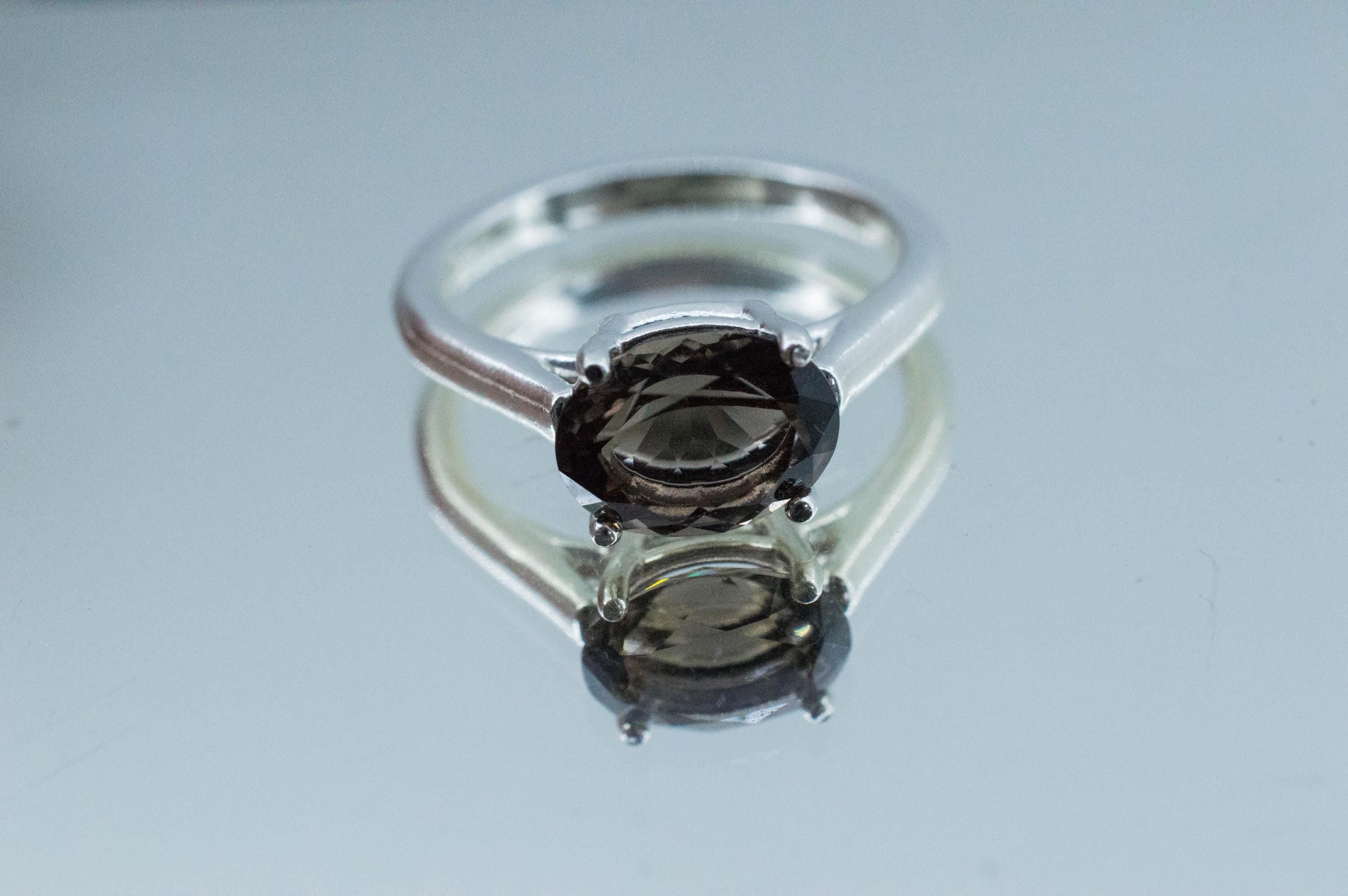 Colombianite Ring; Natural Untreated Colombia Pseudotektite; 1.805cts - Mark Oliver Gems
