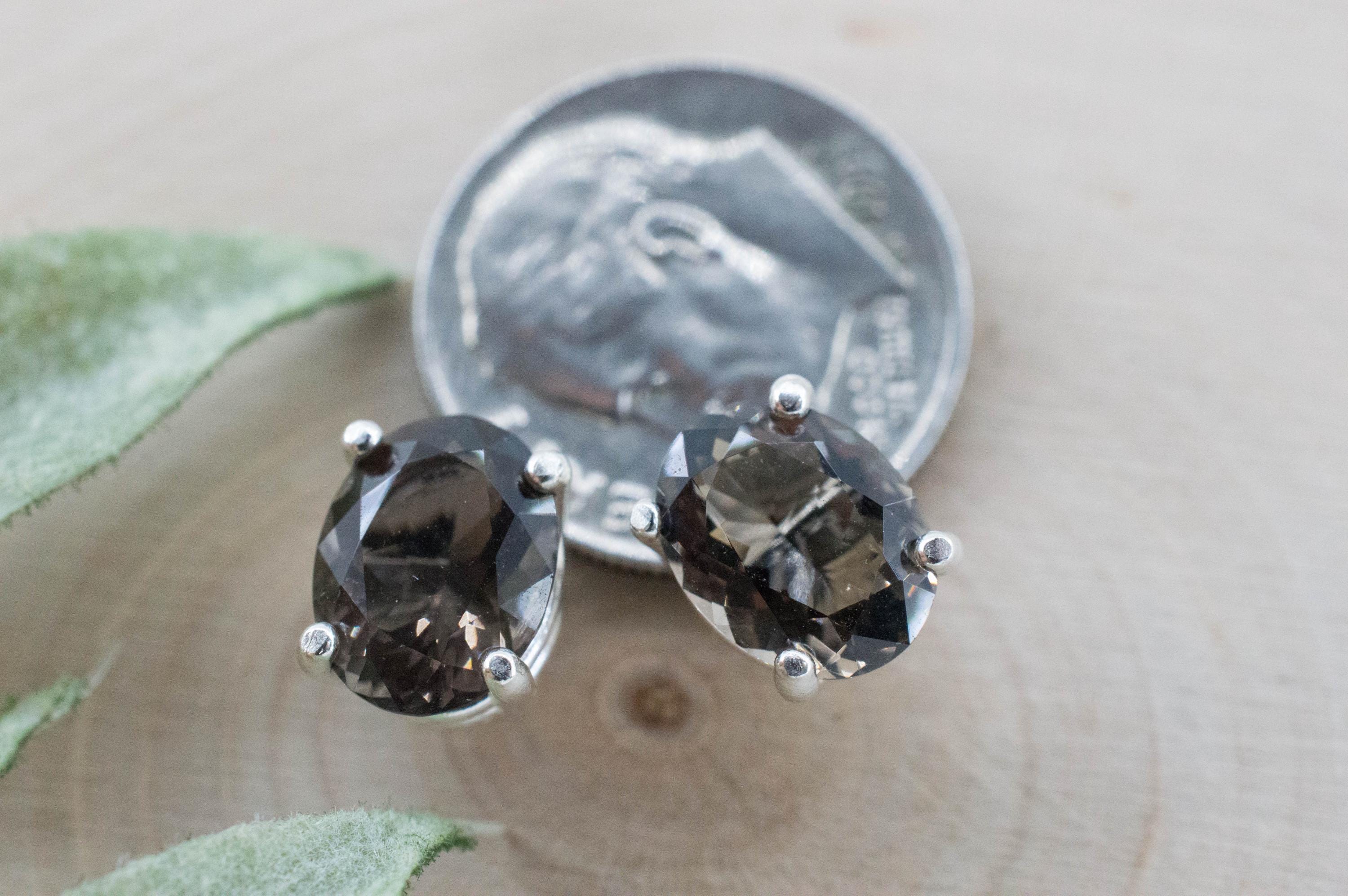 Colombianite Earrings; Natural Untreated Colombia Pseudotektite; 2.865cts - Mark Oliver Gems