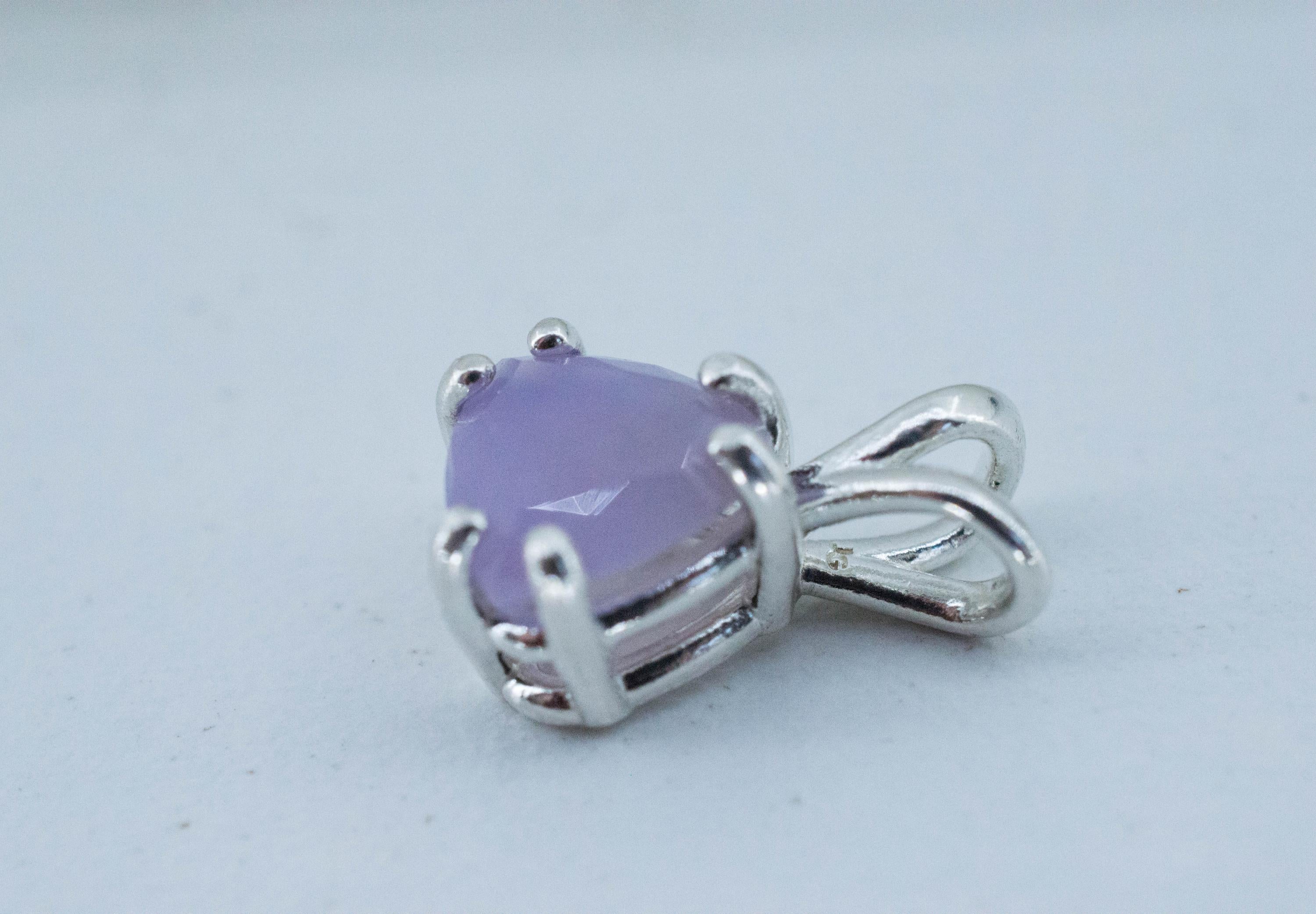 Holly Blue Agate Pendant; Natural Untreated Oregon Holley Agate; 1.615cts - Mark Oliver Gems