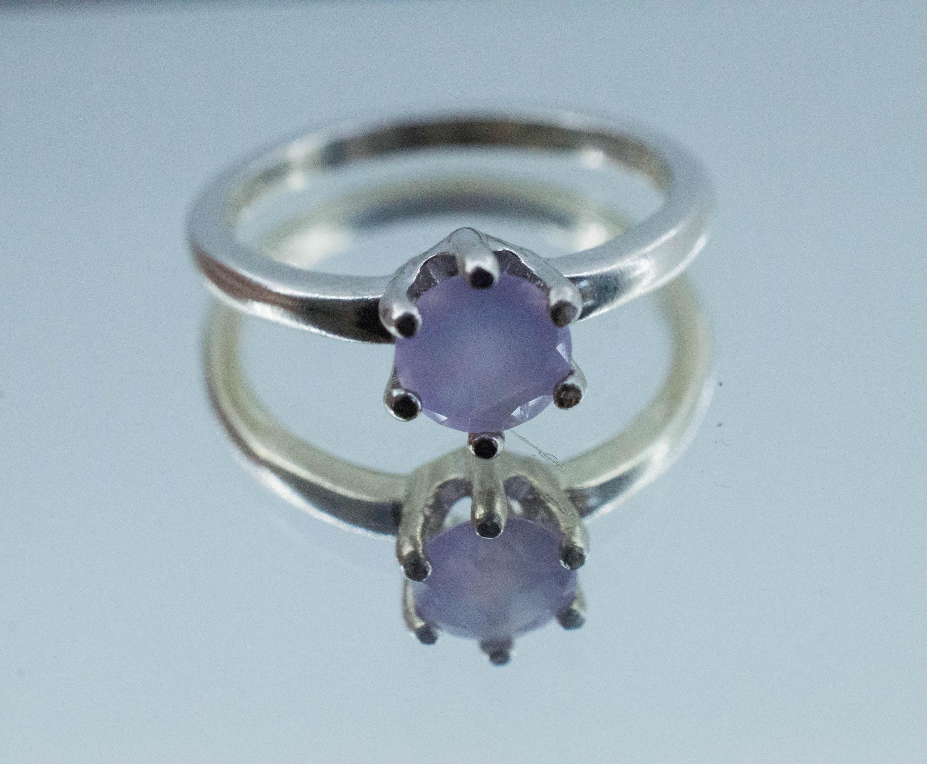 Holly Blue Agate Ring; Natural Untreated Oregon Holley Agate; 0.660cts