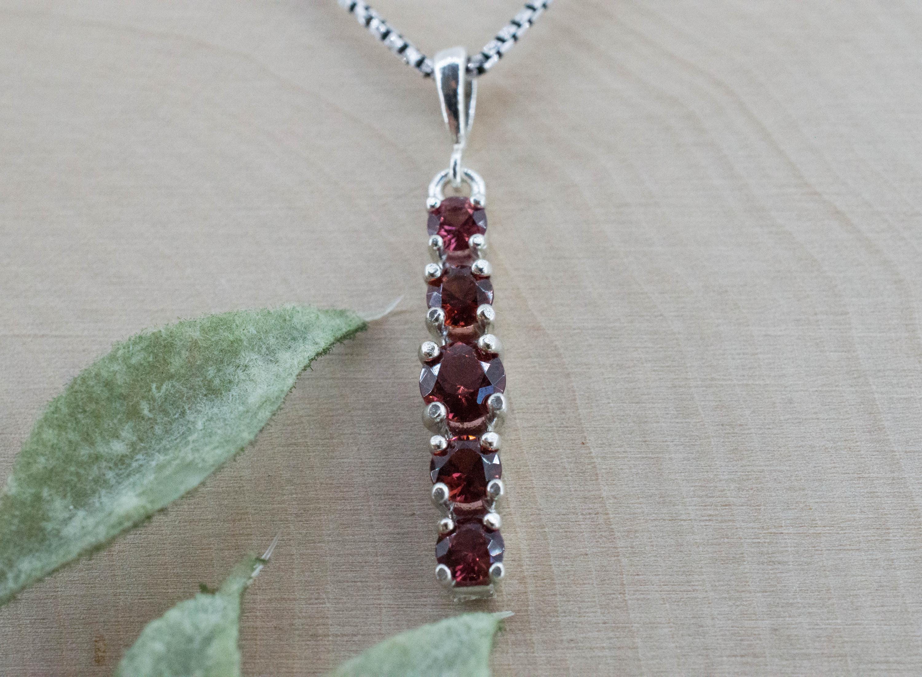 Rhodolite Garnet Pendant; Natural Untreated North Carolina Garnet; 1.530cts - Mark Oliver Gems