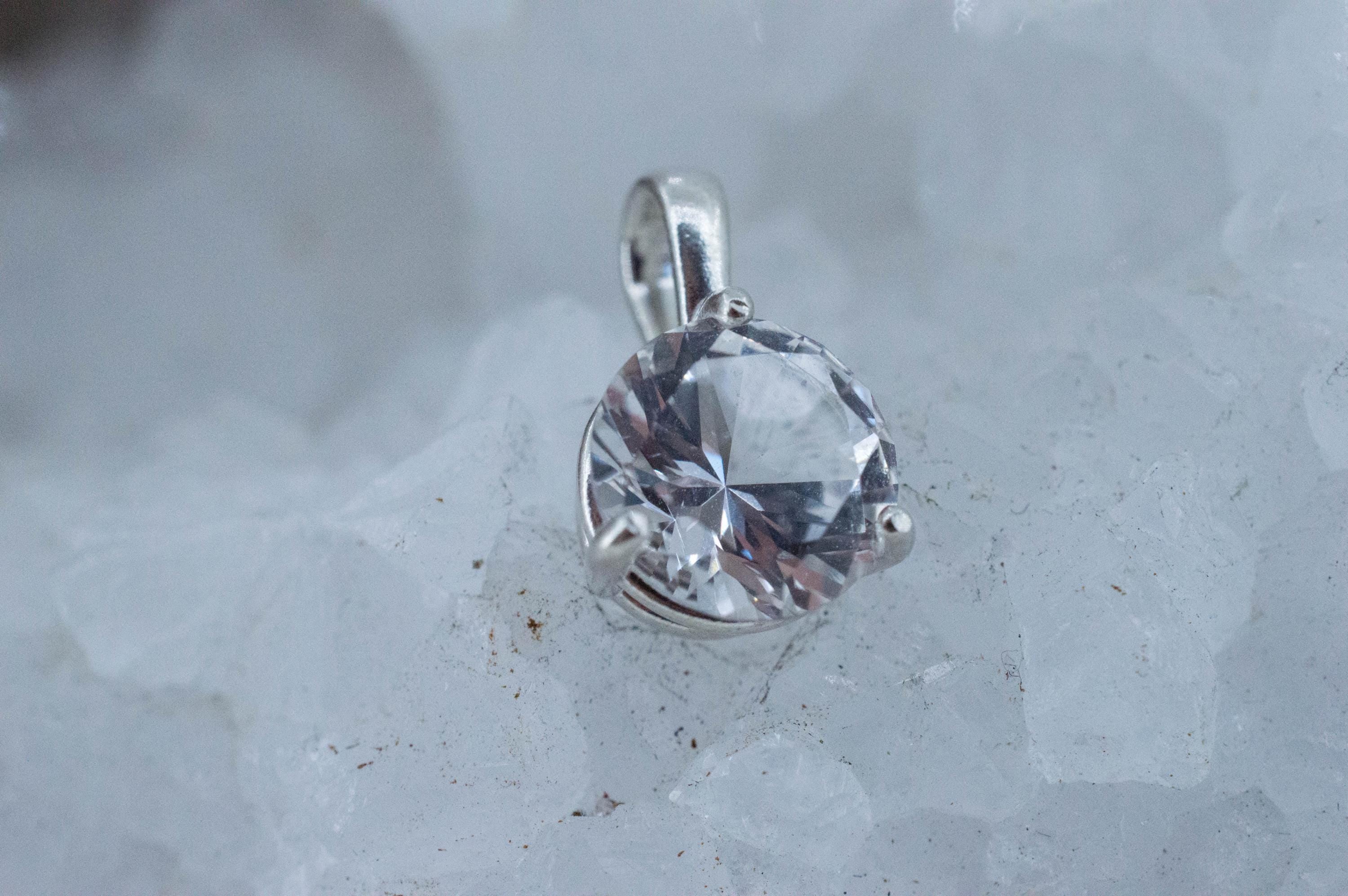 Danburite Pendant; Natural Untreated Mexico Danburite; 2.525cts