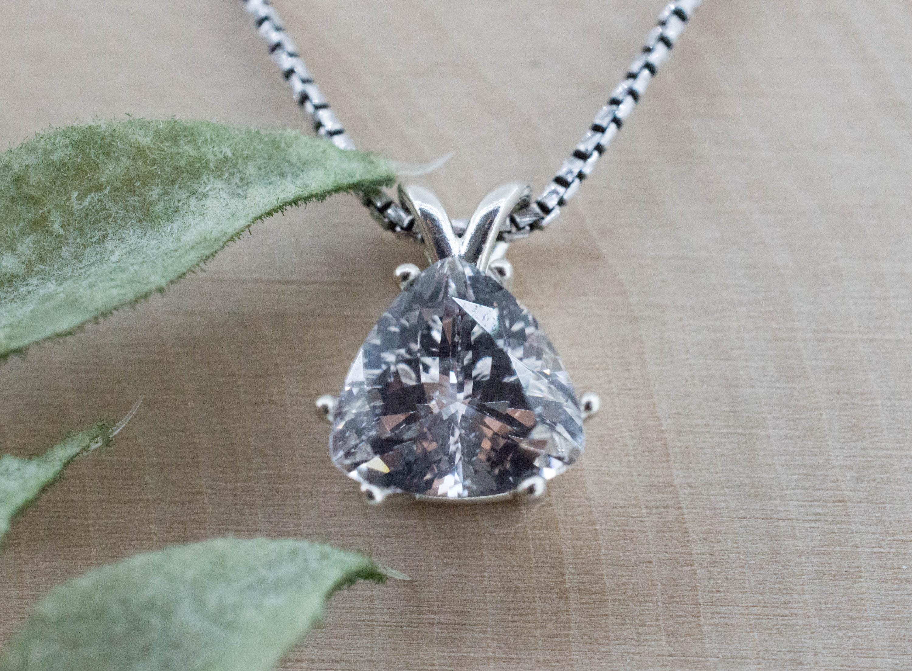 Danburite Pendant; Natural Untreated Mexico Danburite; 3.350cts