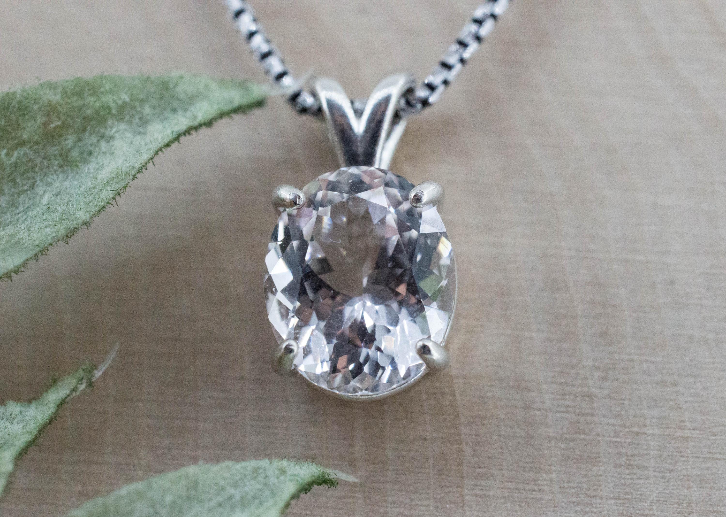 Danburite Pendant; Natural Untreated Mexico Danburite; 4.540cts