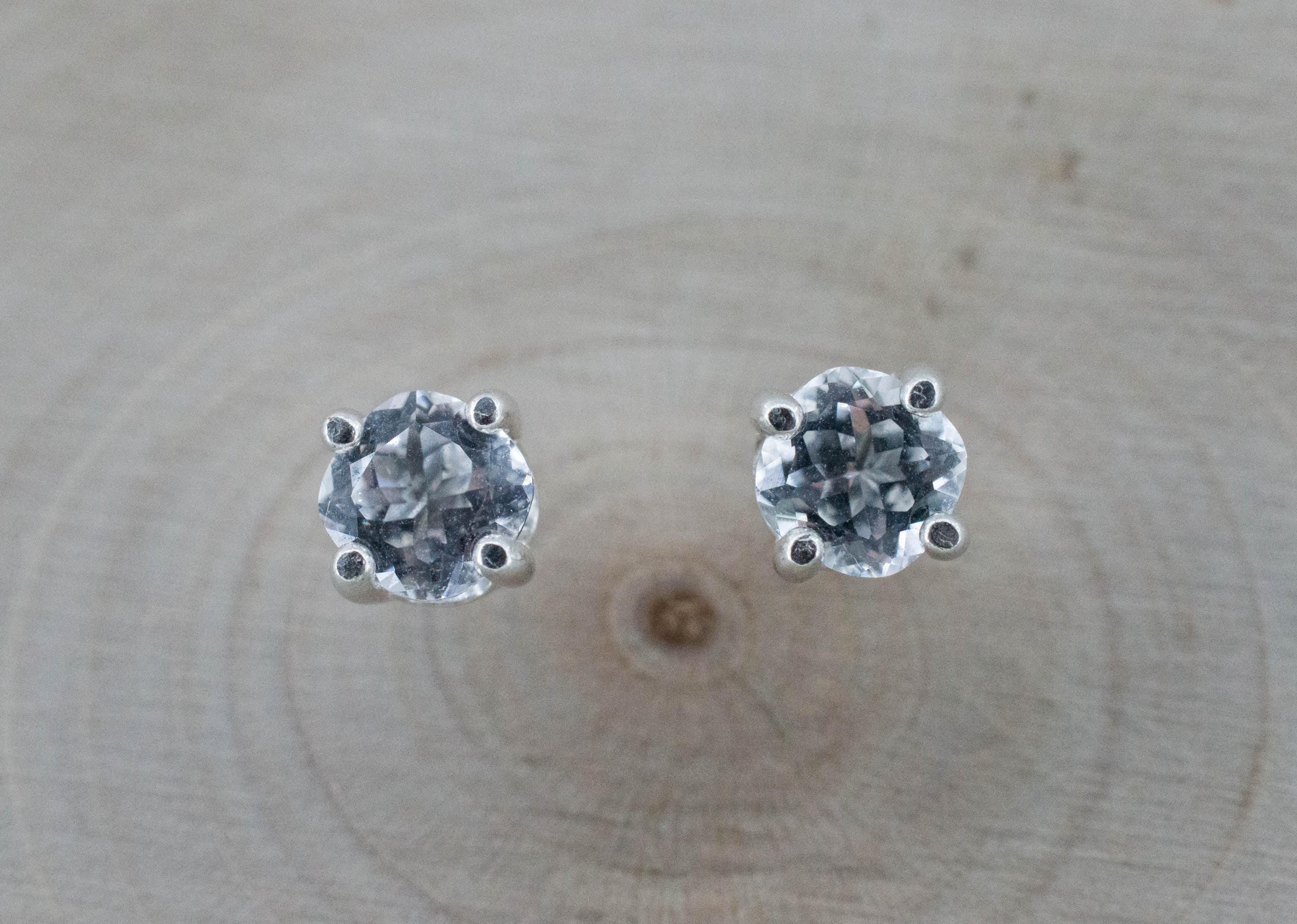 Danburite Earrings; Natural Untreated Mexico Danburite; 1.150cts - Mark Oliver Gems