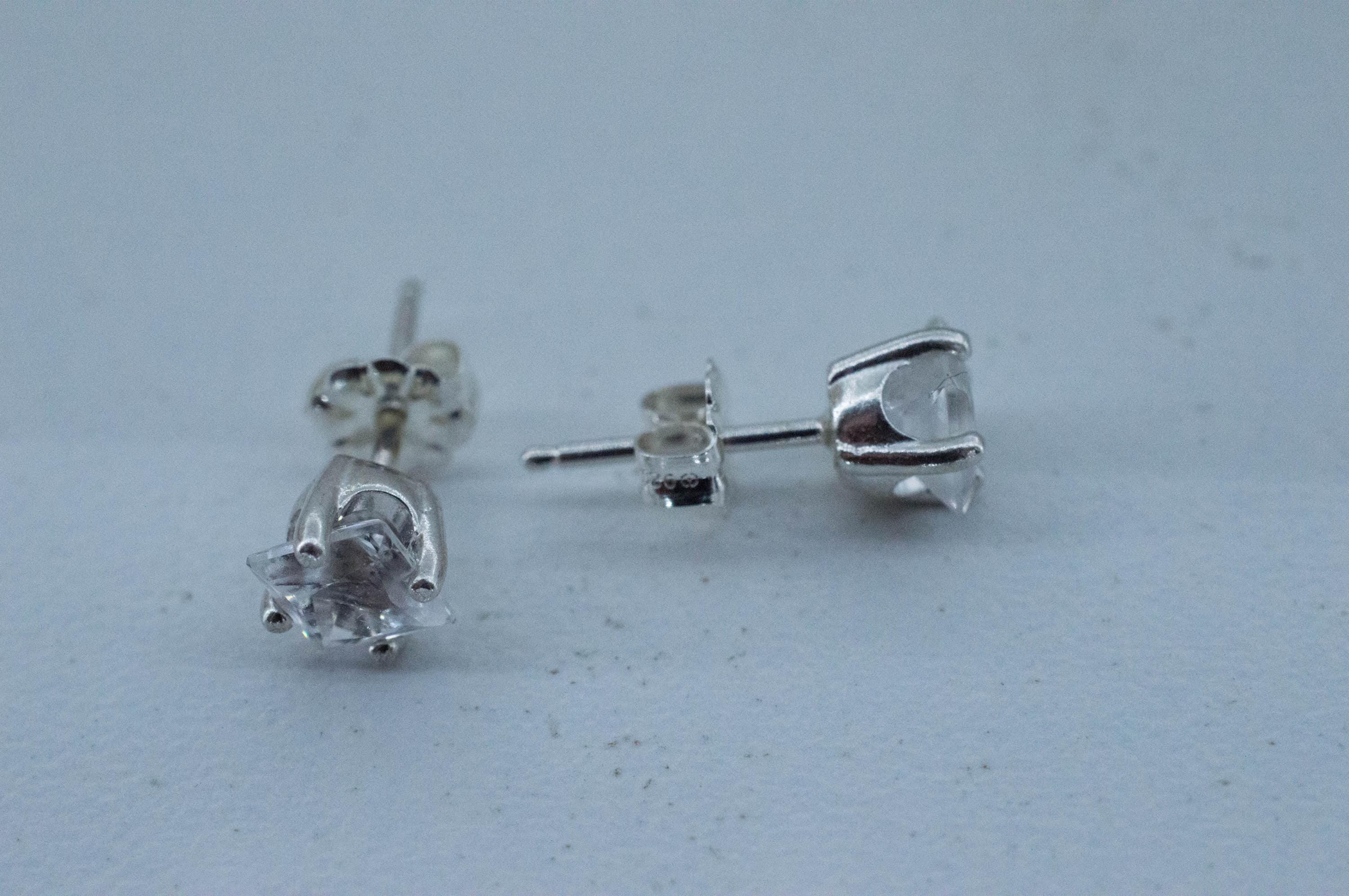 Danburite Earrings; Natural Untreated Mexico Danburite; 1.350cts - Mark Oliver Gems