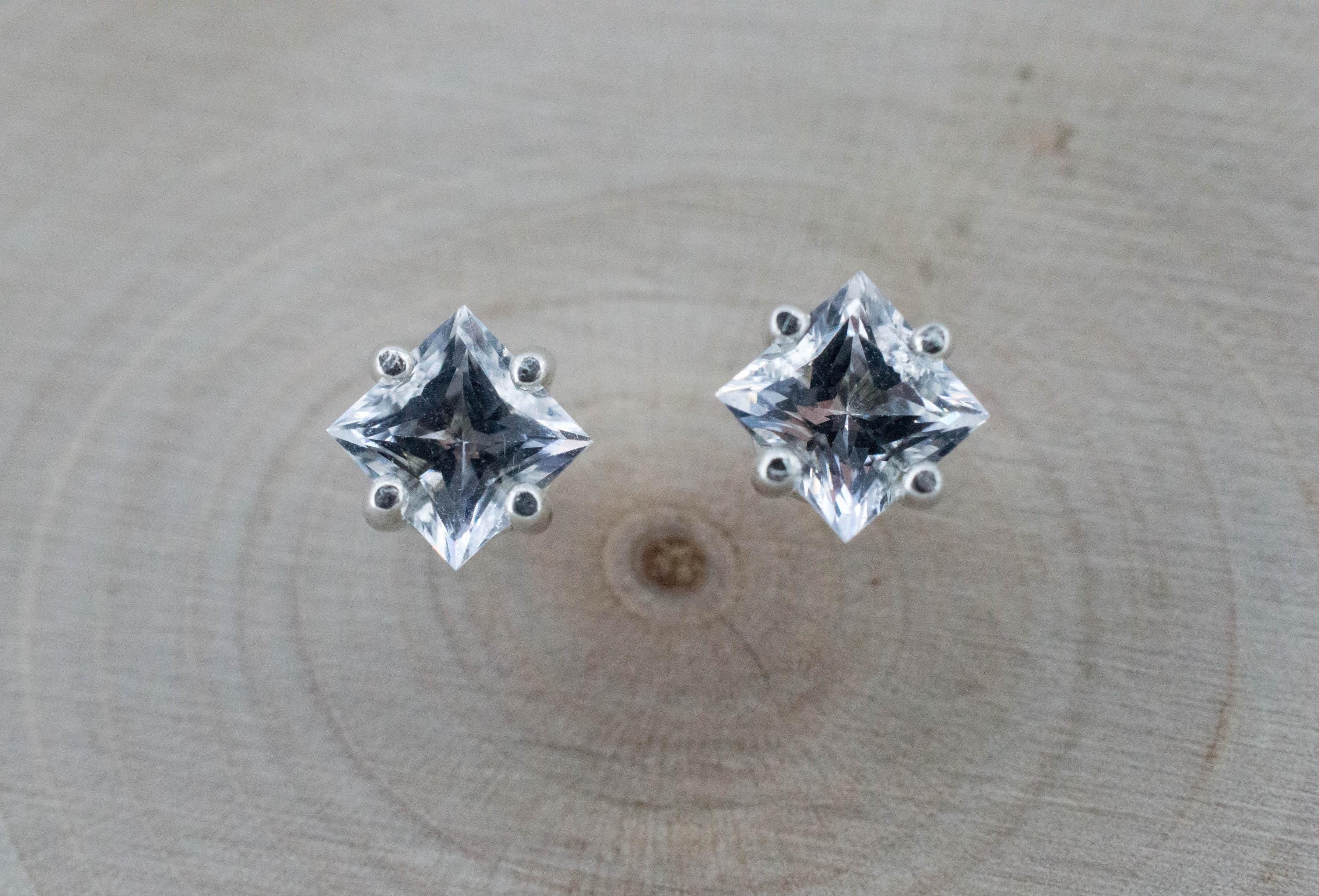 Danburite Earrings; Natural Untreated Mexico Danburite; 1.350cts - Mark Oliver Gems